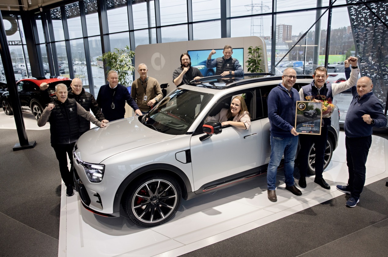 smart精灵5号 荣膺“2026挪威年度车”大奖挪威smartFREECAR车