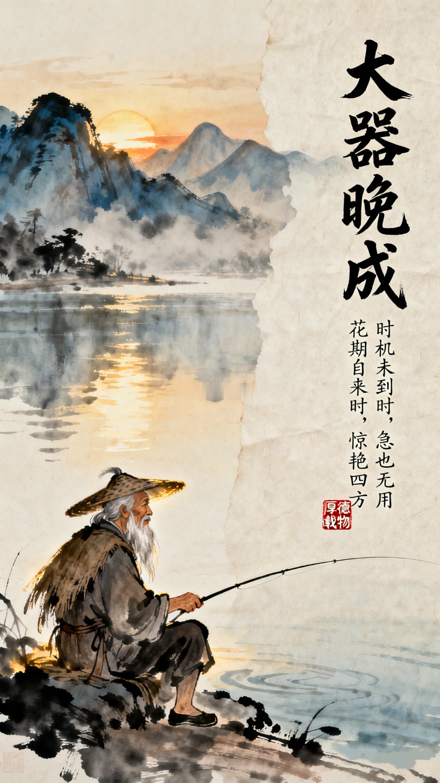 姜子牙的前半生经历了不少坎坷，做什么似乎都不太顺遂，直到年迈才遇上周文王，开启了