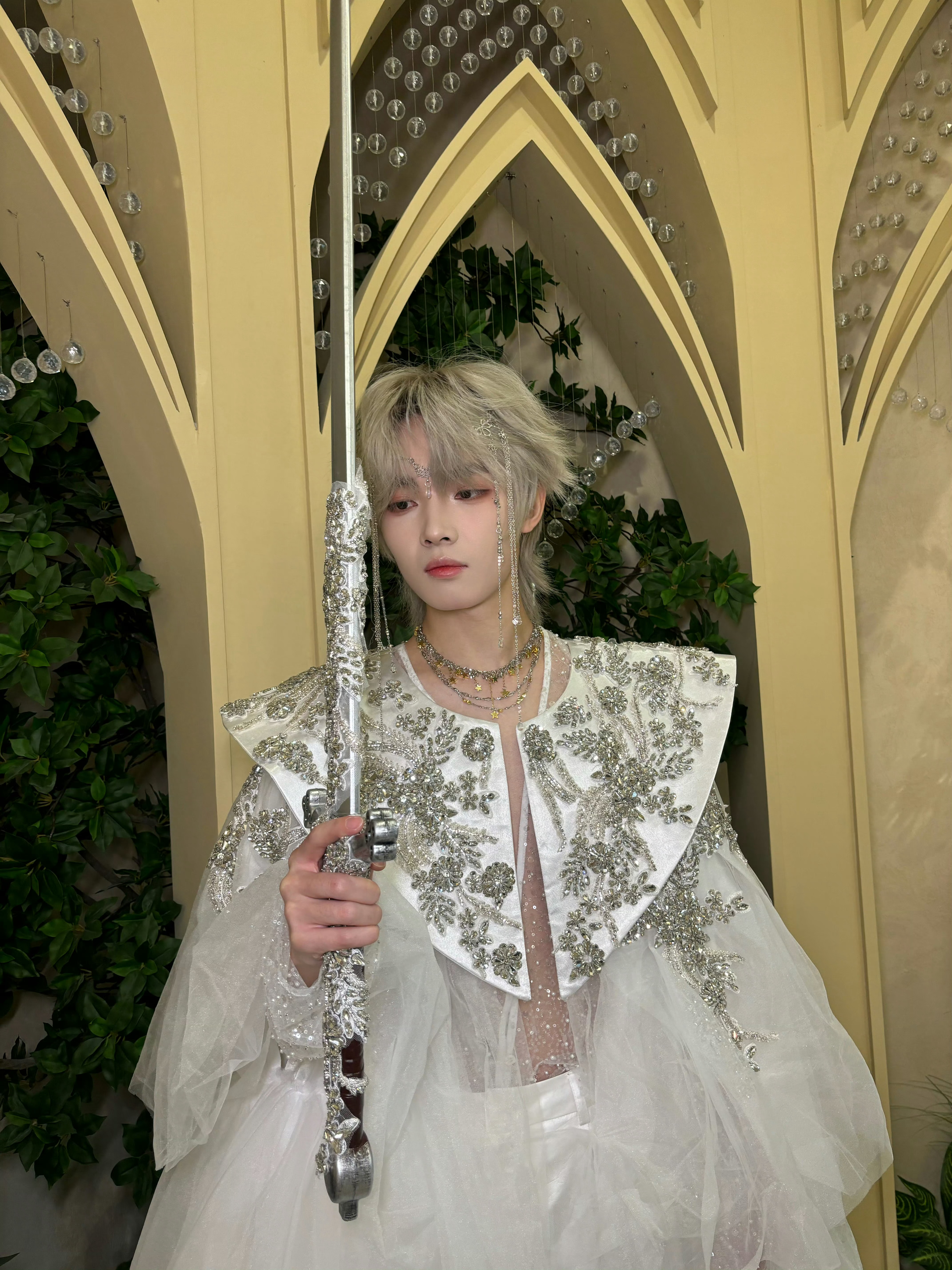 猫猫荣耀圣光红毯造型live图也这么美！pel集结夜路透2025和平精英全明星电