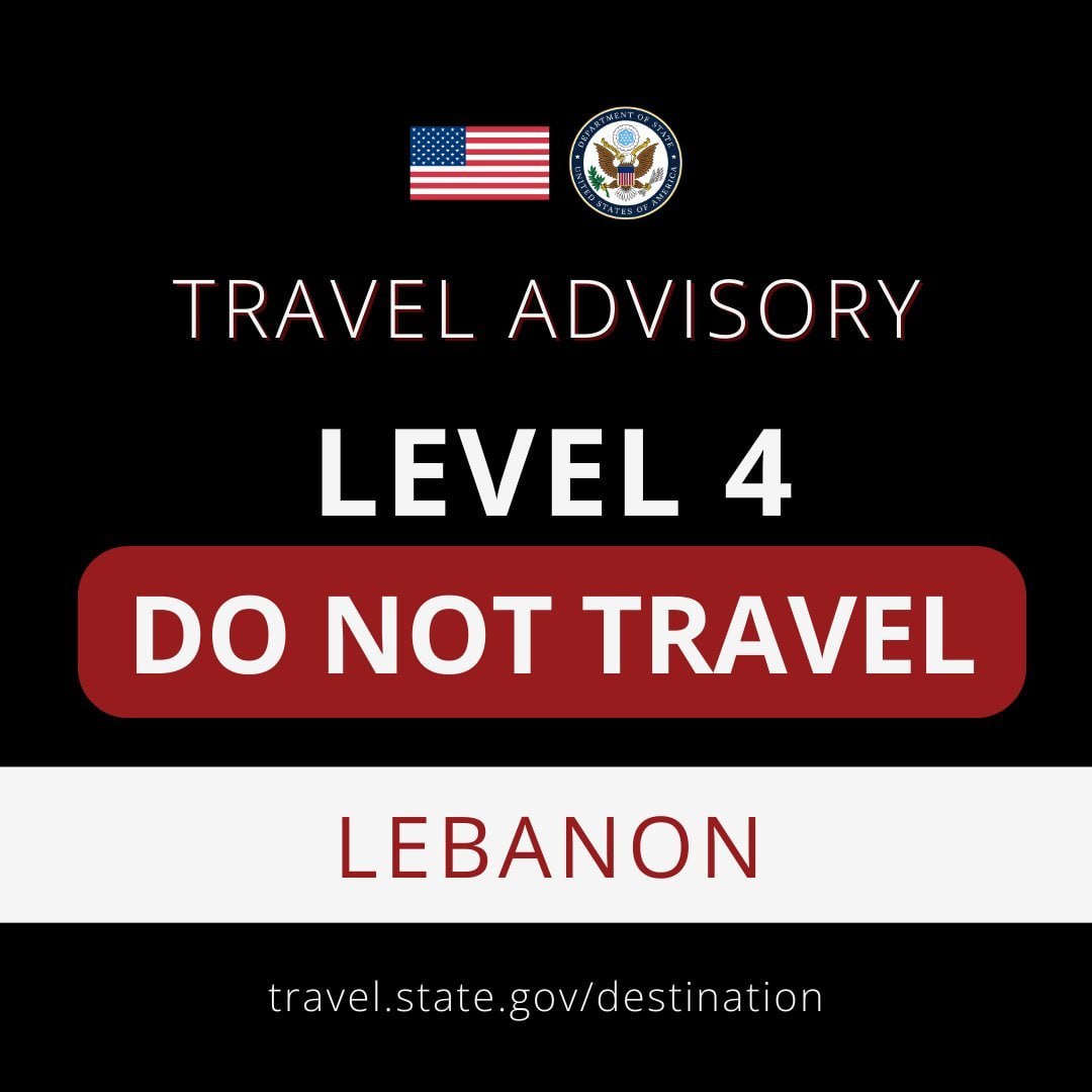 美国国务院：2026年2月23日，国务院因贝鲁特的安全局势，命令非紧急情况的美国