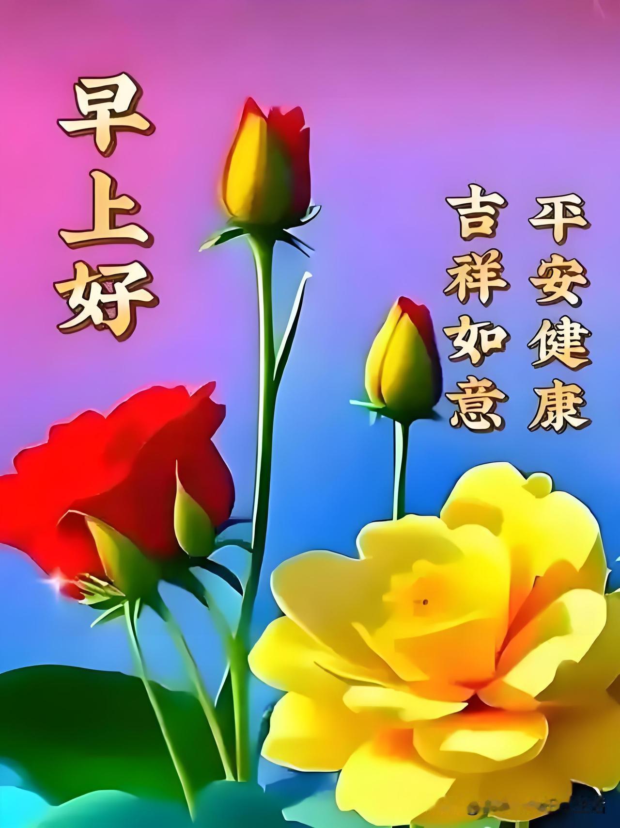 分享早安祝福语早安吉祥，幸福安康！
