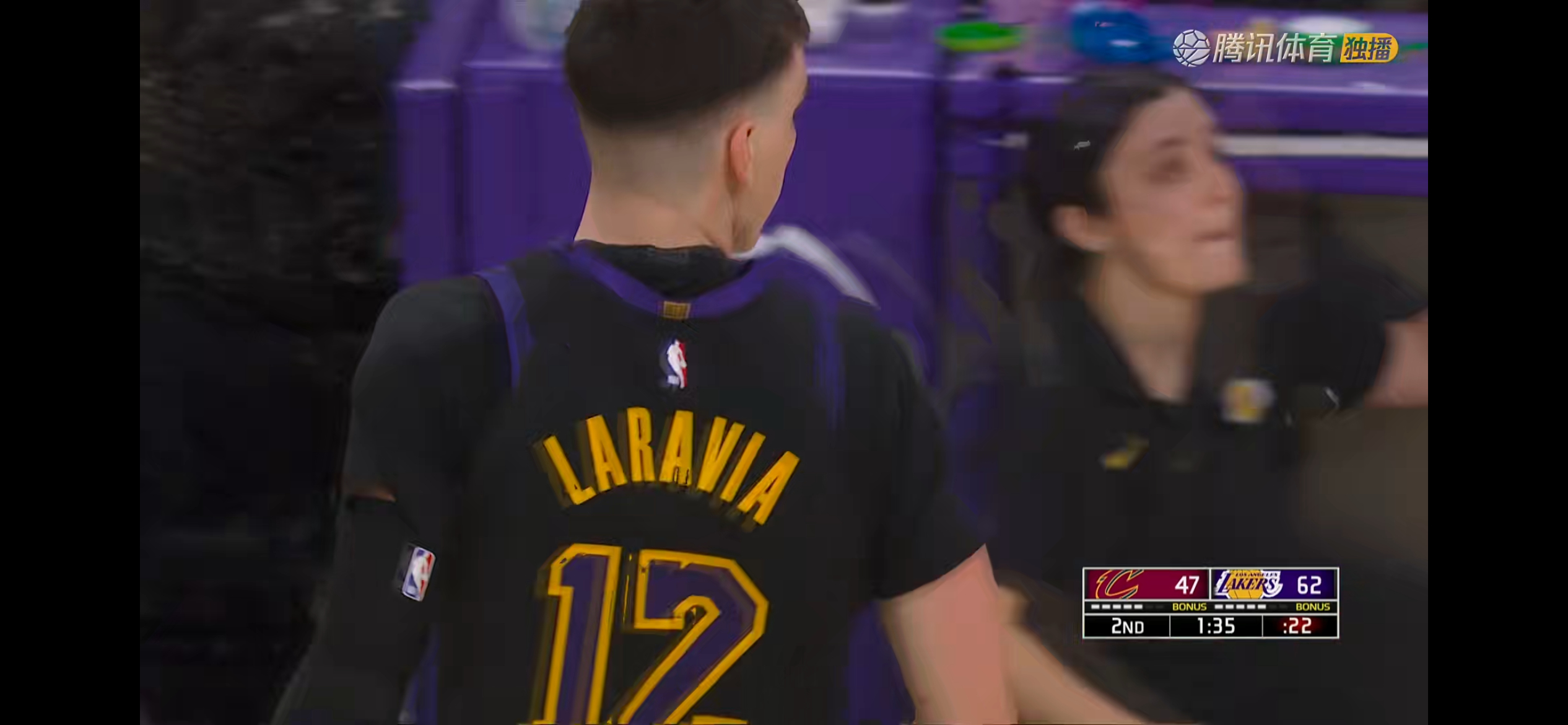 拉拉维亚隔扣阿伦🥶骑士vs湖人