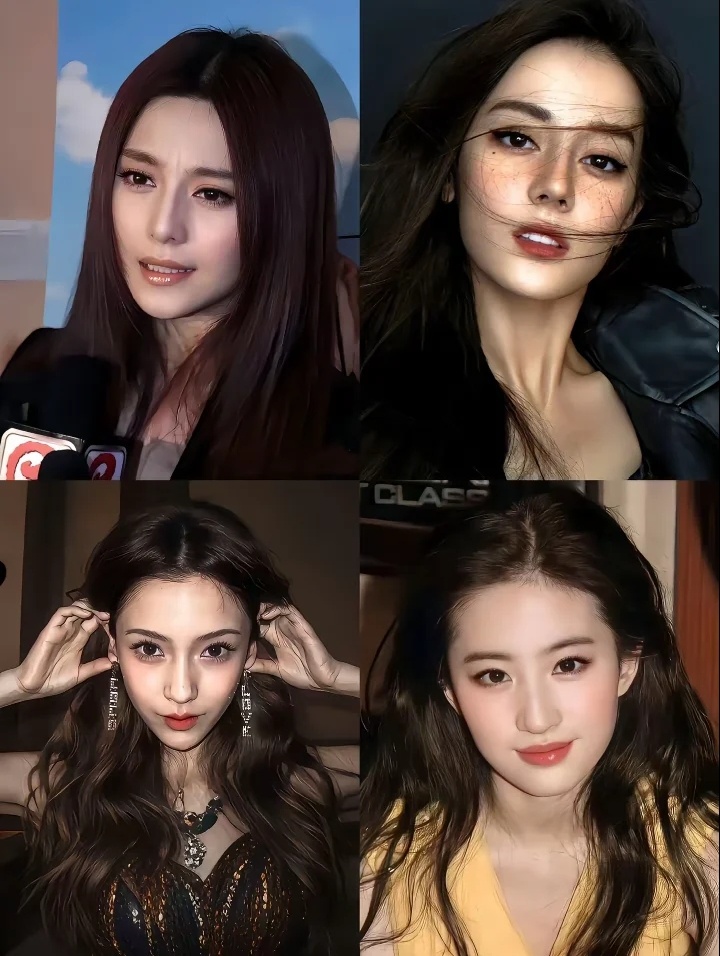 网友评选的内娱女明星四美 你们认同吗？ 