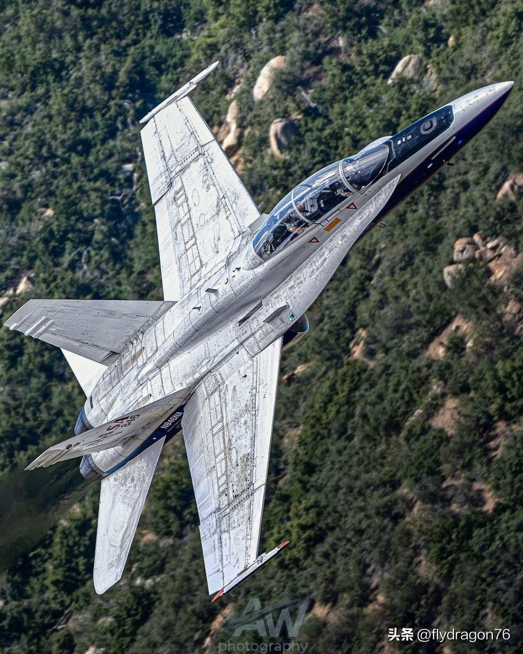 🇺🇸NASA用于测试的一架令人惊叹的F/A-18F“超级大黄蜂”战斗机。