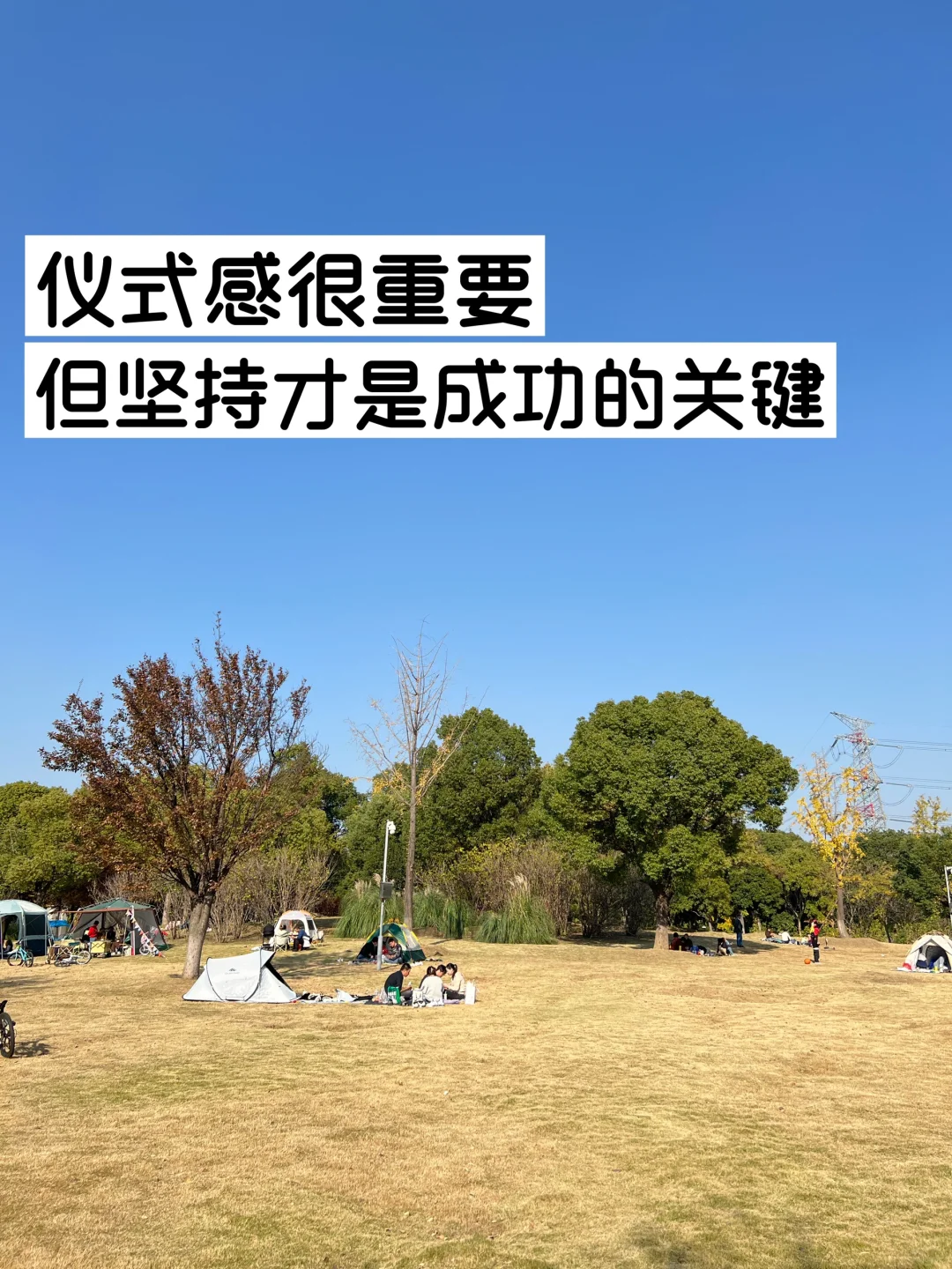 仪式感很重要，但坚持才是成功的关键！