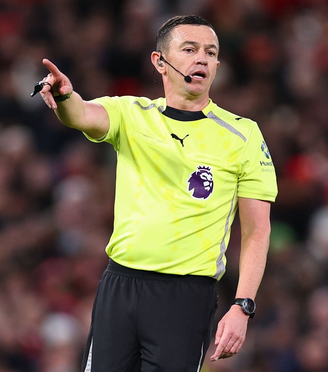 已确认：托尼·哈灵顿将执法周三阿森纳对阵布伦特福德的比赛。詹姆斯·贝尔将担任视频