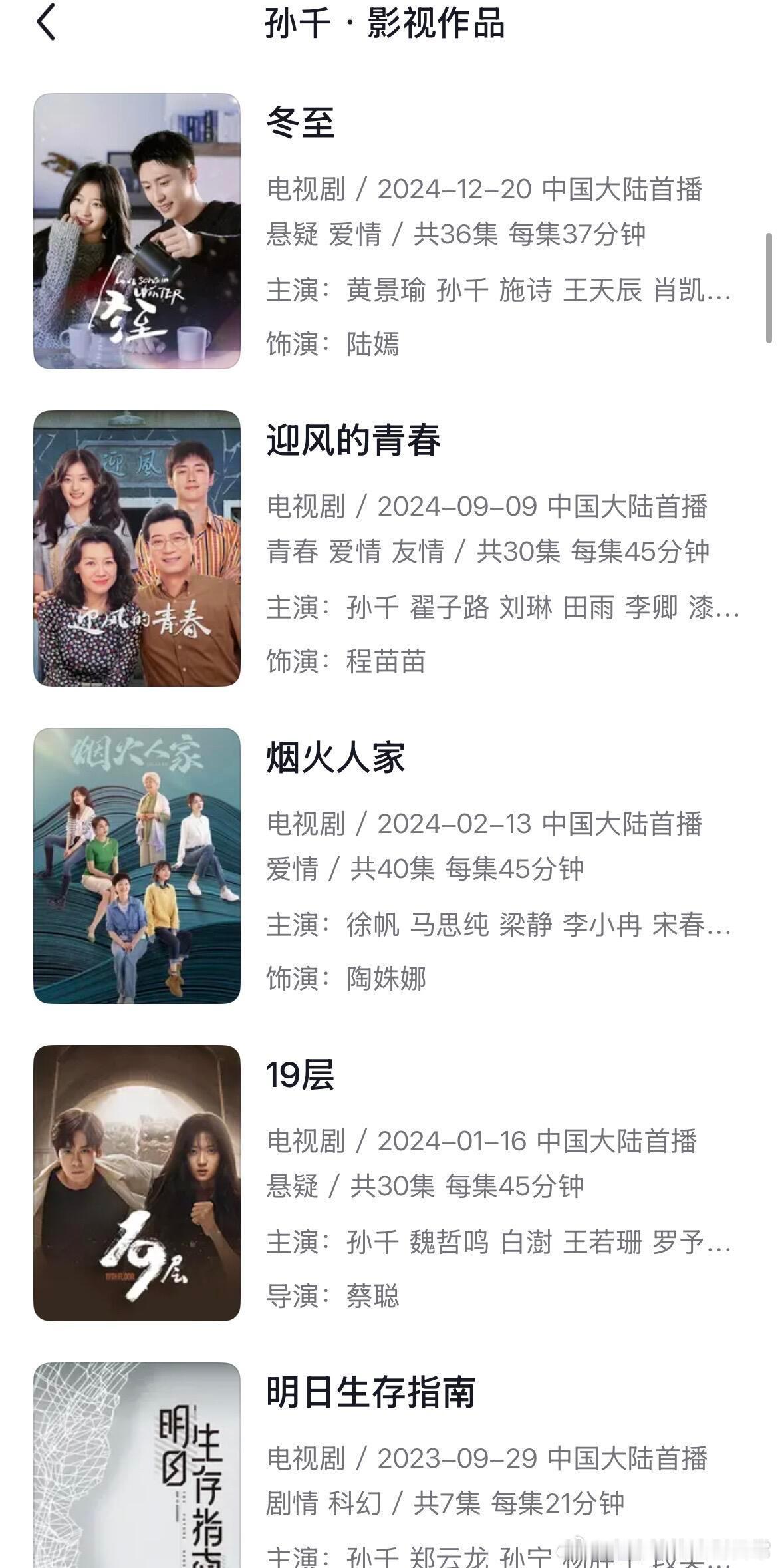 孙千演过王鹤棣版道明寺未婚妻果然人红了脸就清晰了，孙千真的是被低估的实力派，悬疑