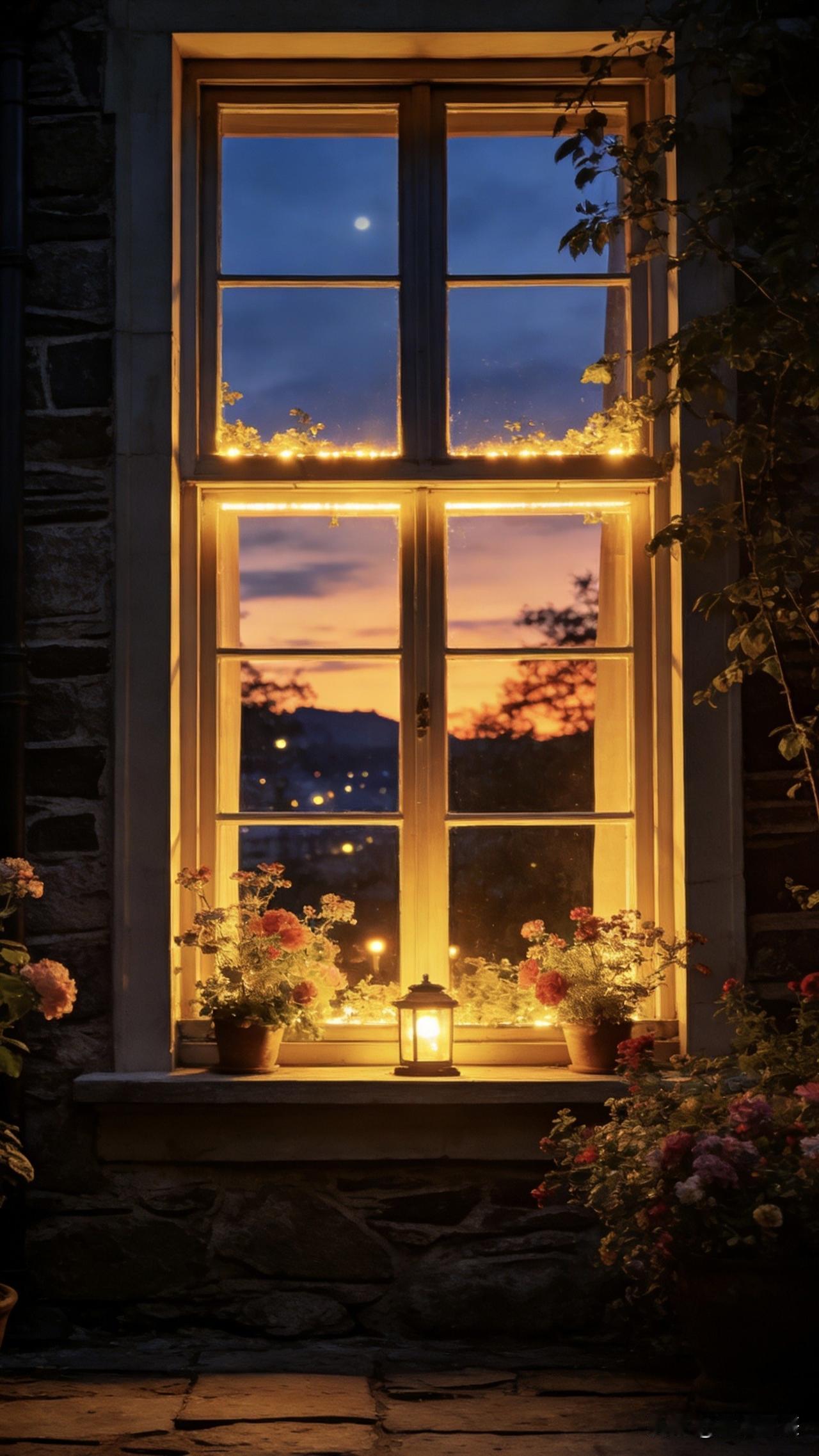 华灯初上，暖黄的光晕漫过窗沿。

卸下一日的疲惫，让紧绷的神经稍作放松。

不必