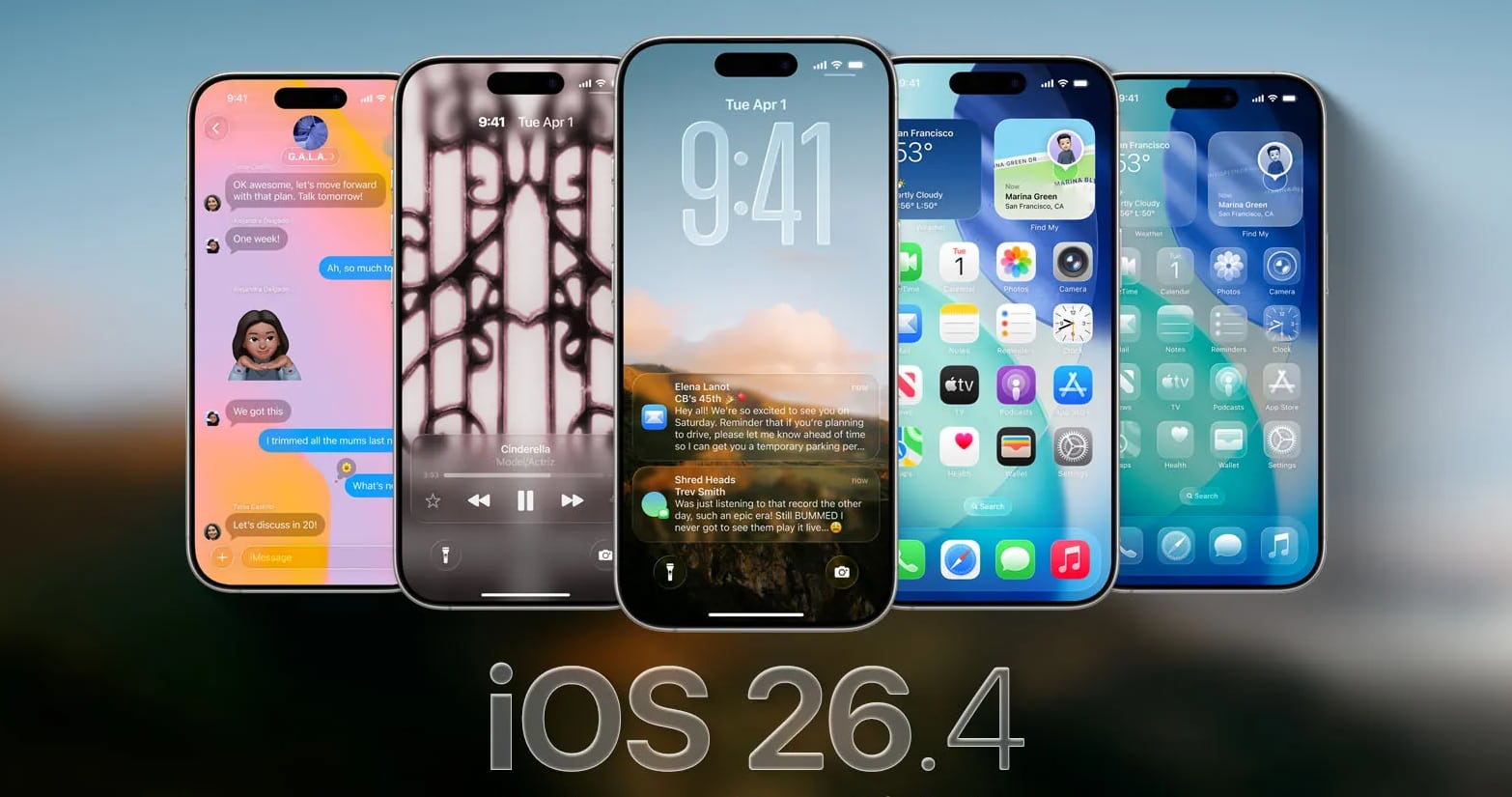 苹果推送iOS 26.4 RC改善打字体验，正式版下周到来！