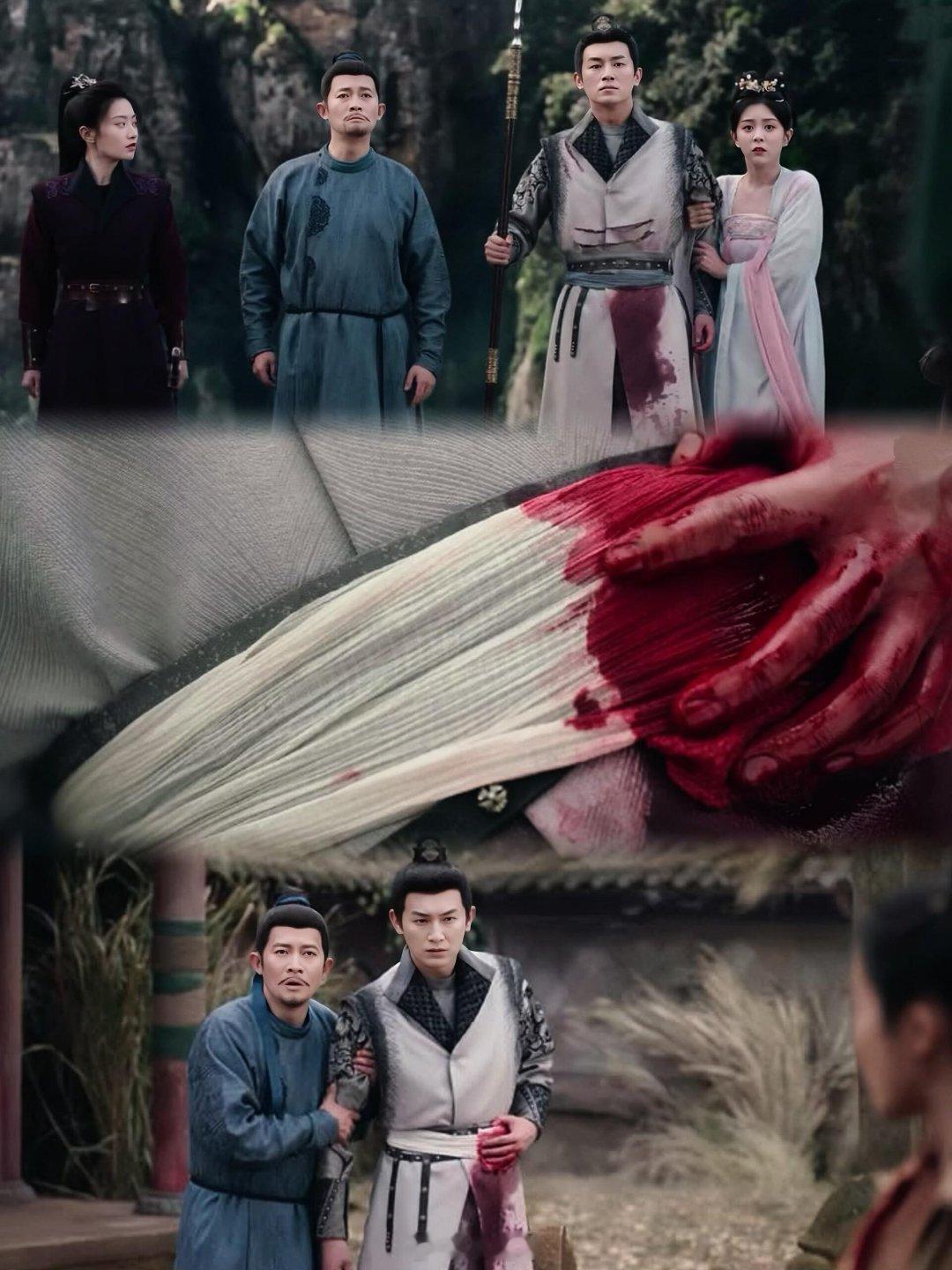 终于有主角受伤不是衣服受伤的镜头了那谁虽然没对咱唐犟宗下死手但这一刀下去也挺狠啊