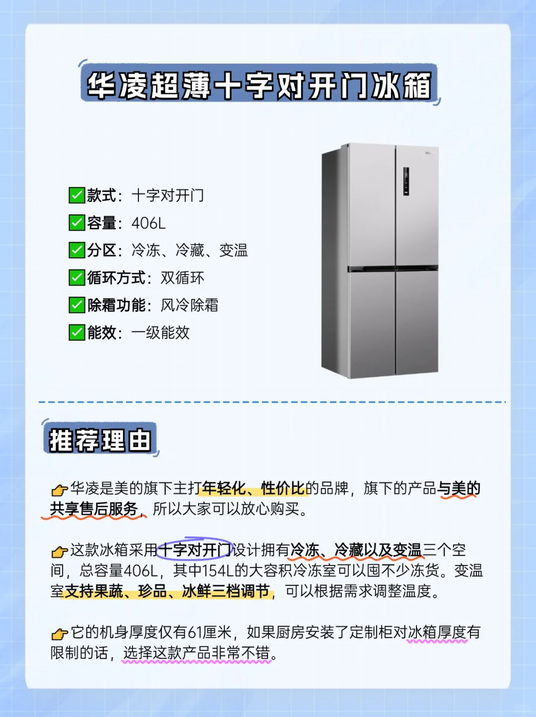 2024年热门冰箱推荐，冰箱怎么选？