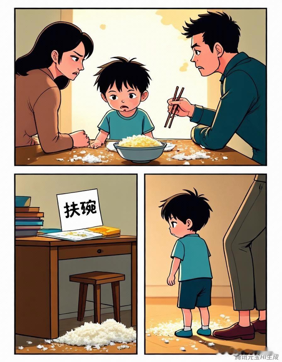 如何通过一个动作，改变孩子吃饭的习惯 教孩子担当 责任感 
1.尝试4种方法未能