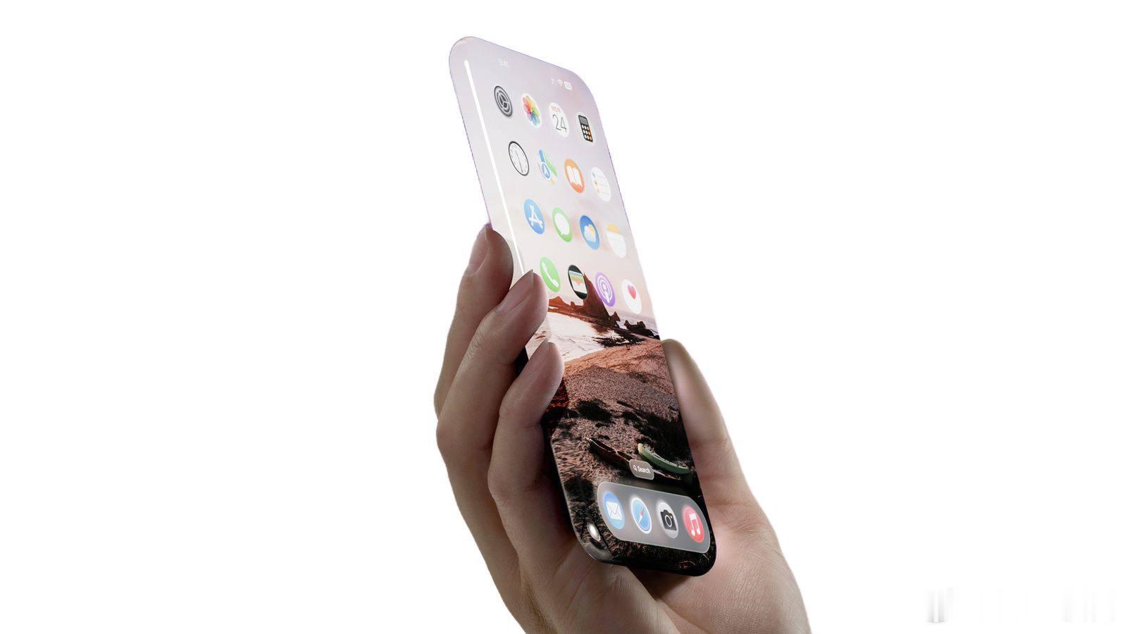 iPhone  全玻璃机身iPhone因良率问题已被取消，这个全玻璃机身iPho