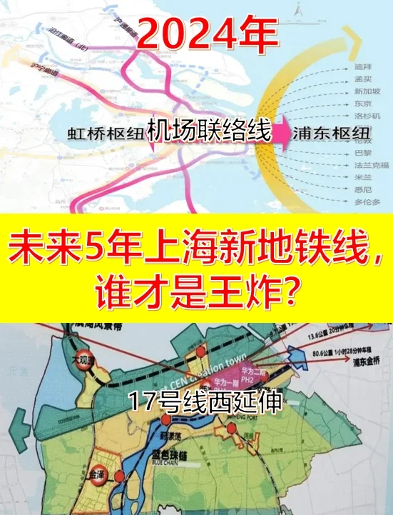 未来5年上海新地铁线，谁才是王炸？