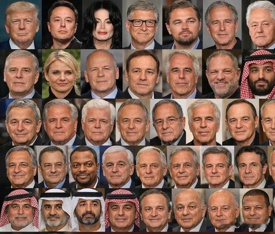 爱泼斯坦名单闹得沸沸扬扬，一堆西方政要、富豪、王室成员上榜，看着惊天动地，也就是