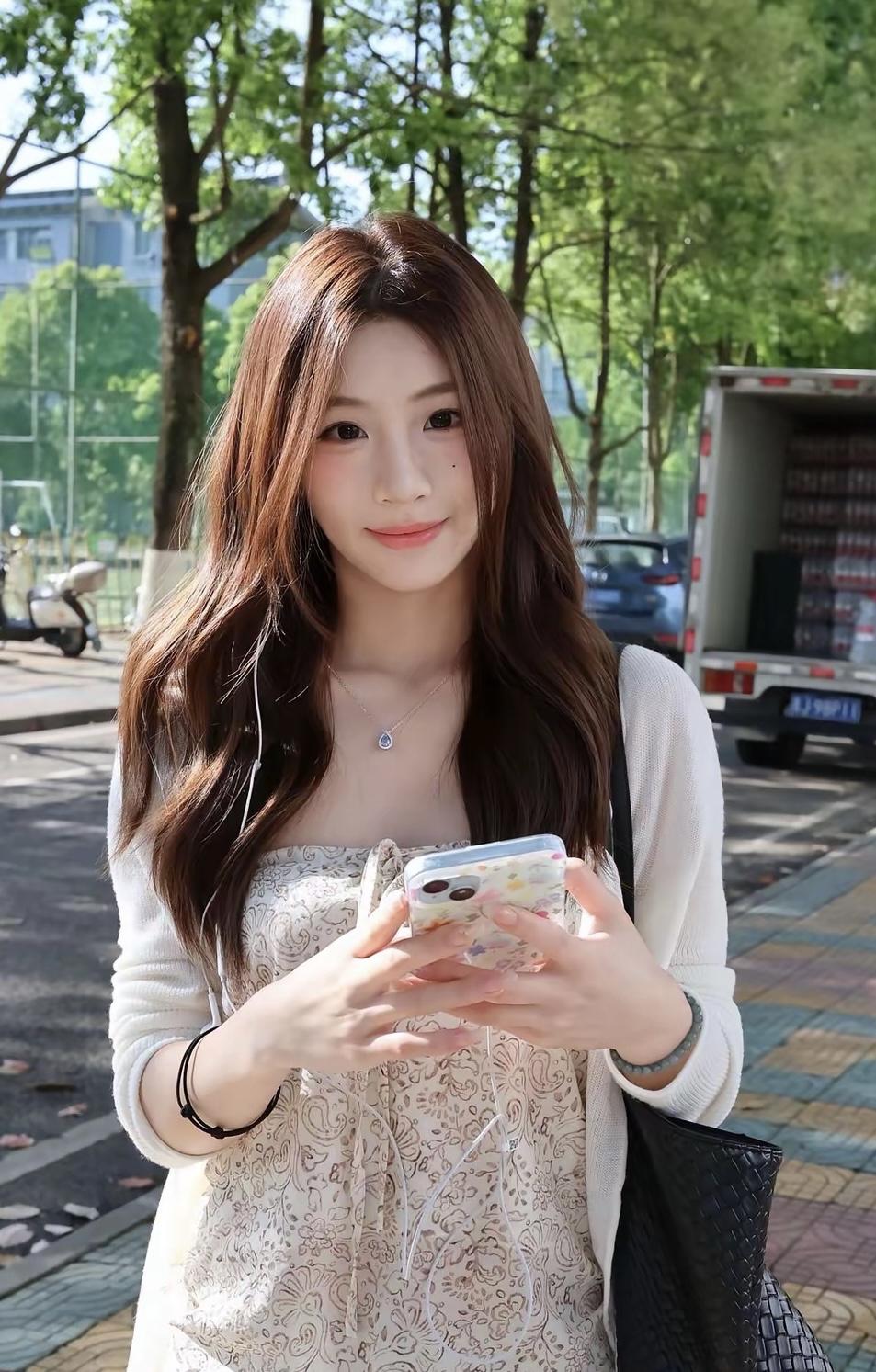 绿树阴中听鸟语，微风里看花飞。