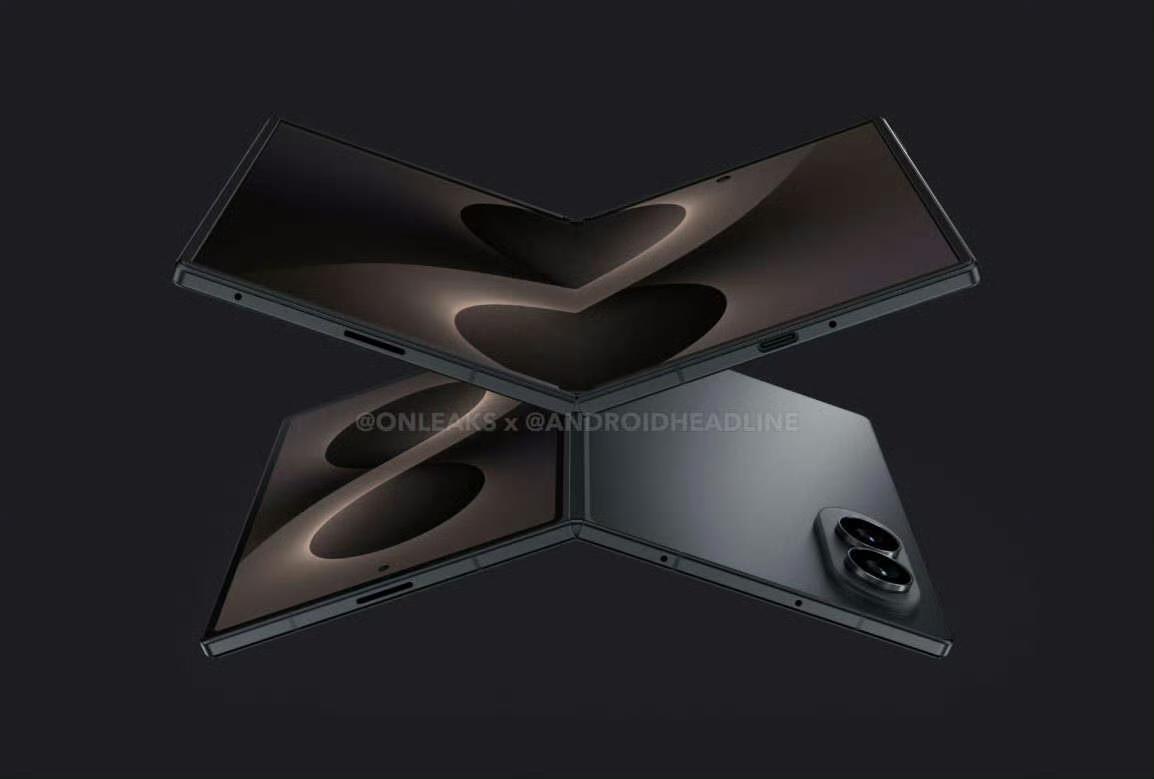 据爆料，三星首款阔折叠屏手机Galaxy Z Fold 8 Wide将于7月正式