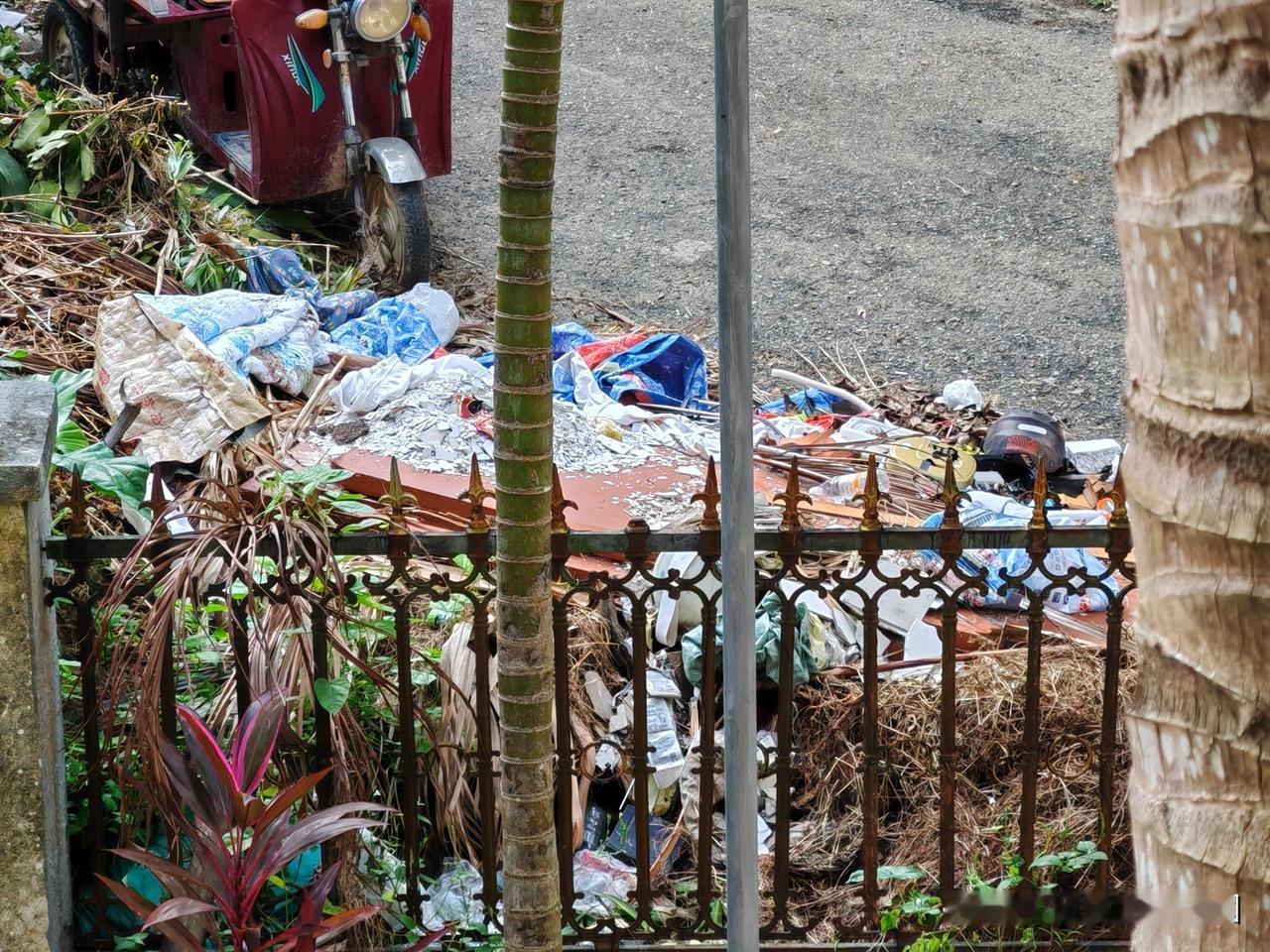 住宅小区垃圾堆成山为什么没人管？
海南兴隆温泉高尔夫度假村垃圾堆成山，距离最近的