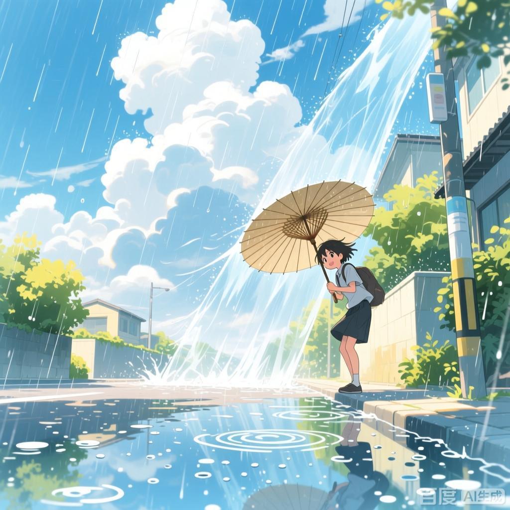 求下联
上联：雨下个条线，
下联：风吹一边倒。