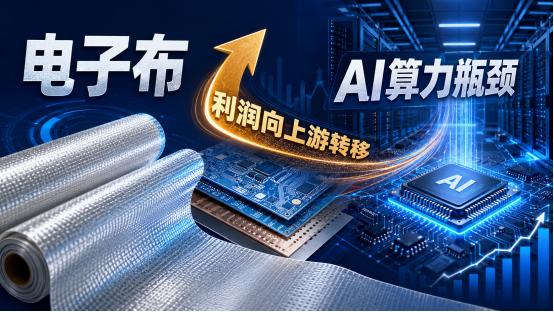 电子布价格翻倍！AI算力红利向上游转移，高端玻纤材料掌握定价权
 
AI服务器、