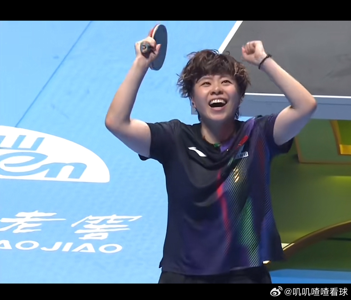 王艺迪掀翻张本美和大迪的这气势简直了！梨花带雨掀翻张本，直接击溃！感觉大迪这头发