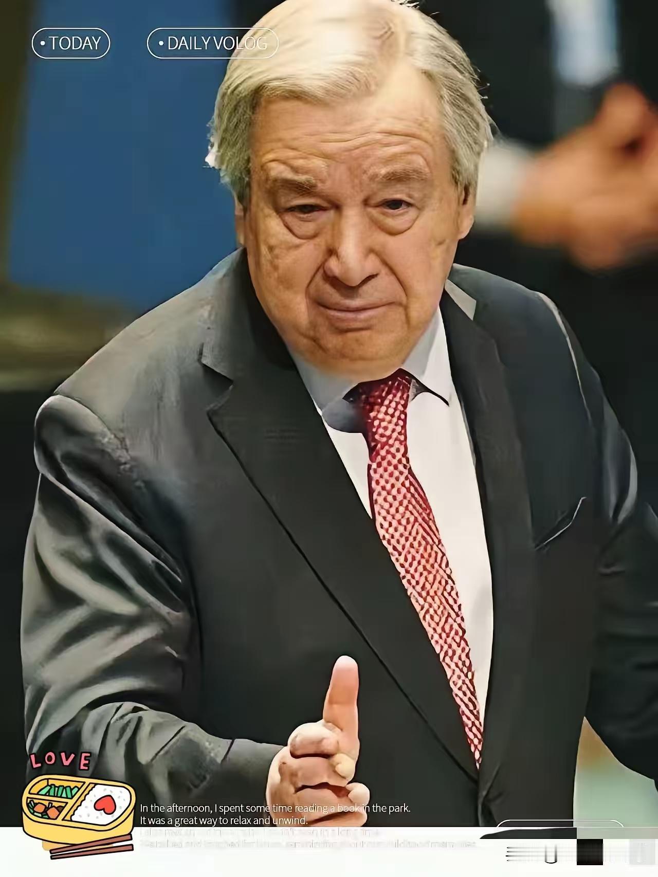 一声惊雷，从联合国总部传来！联合国秘书长古特雷斯近日郑重发声：“中国长达多年的抗