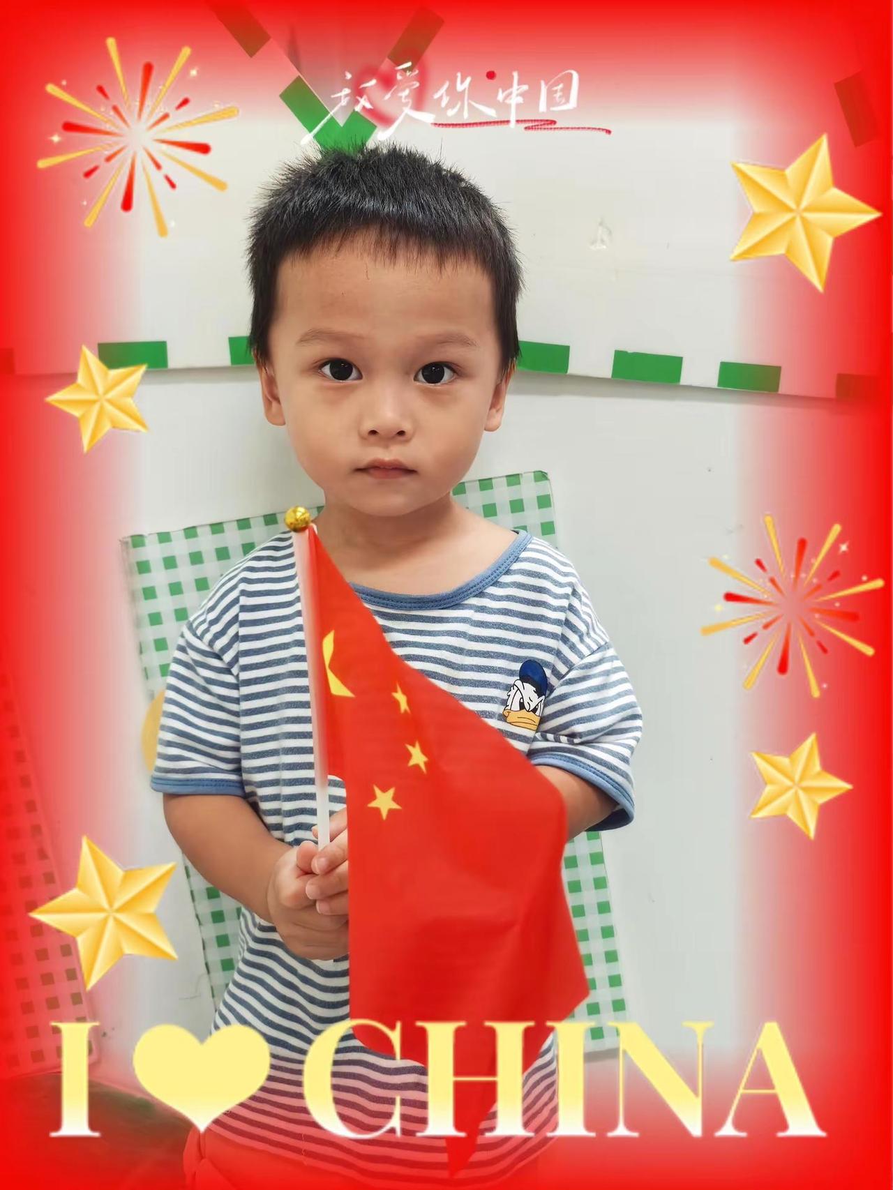 幼儿园的爱国教育！国庆节认识国旗！萌宝爱国旗