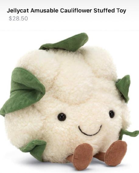 这个花椰菜也太可爱了吧！不知道有没有一个西蓝花的，给儿子买一对。

儿子小时候不