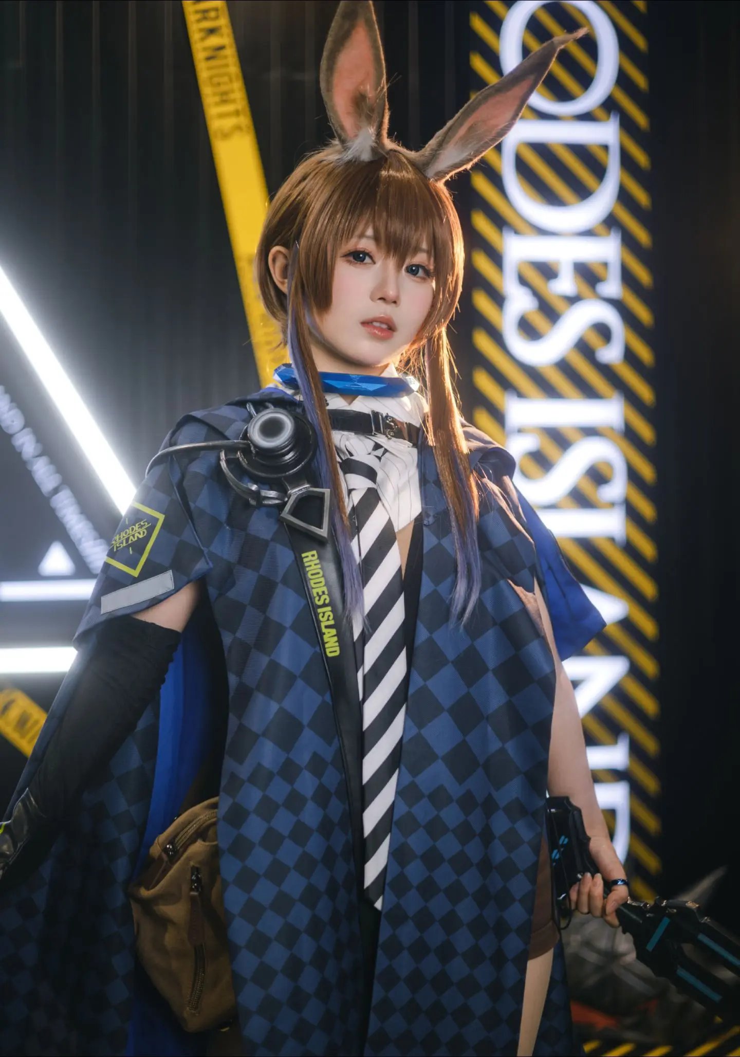 cosplay 漫展现场 阿米娅cos 明日方舟cos 带着逛漫展