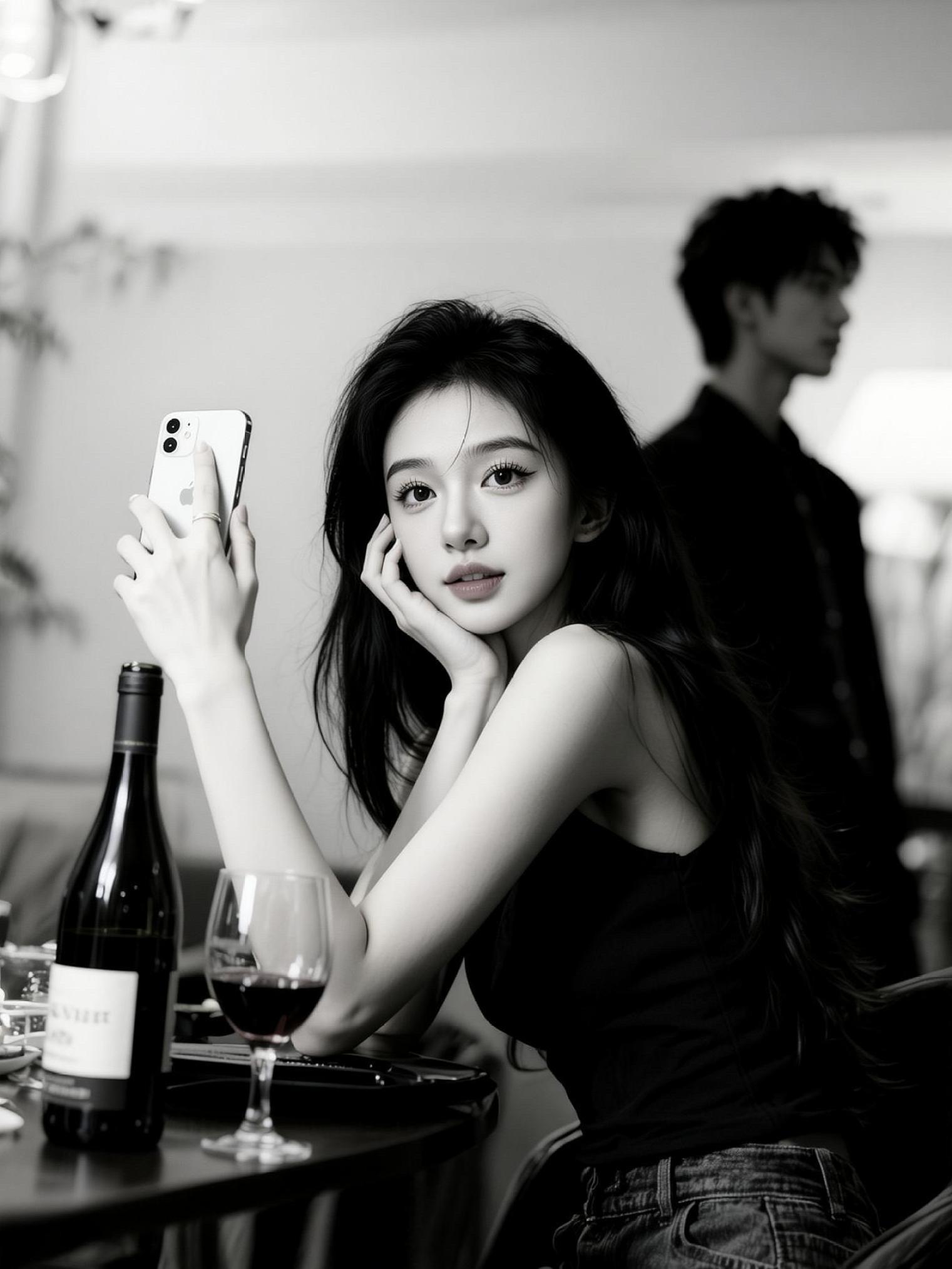 你递来的伞 撑开一片默剧天空。