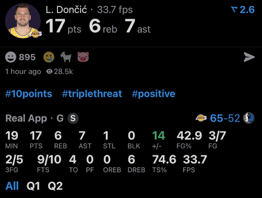 进了3个球，拿了17分！你还别不服！如何评价上半场东契奇表现？湖人vs独行侠