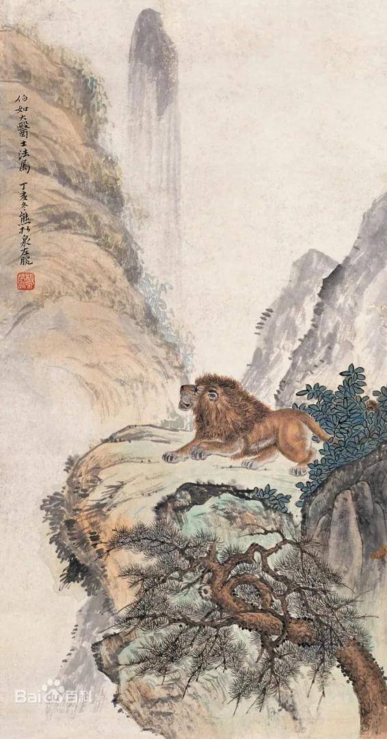 熊松泉（1884-1961），江苏南京人，上海中国画院画师，以左手绘画技巧独步天