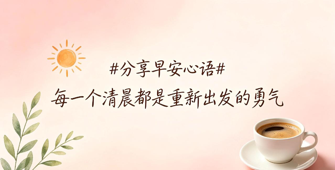分享早安心语