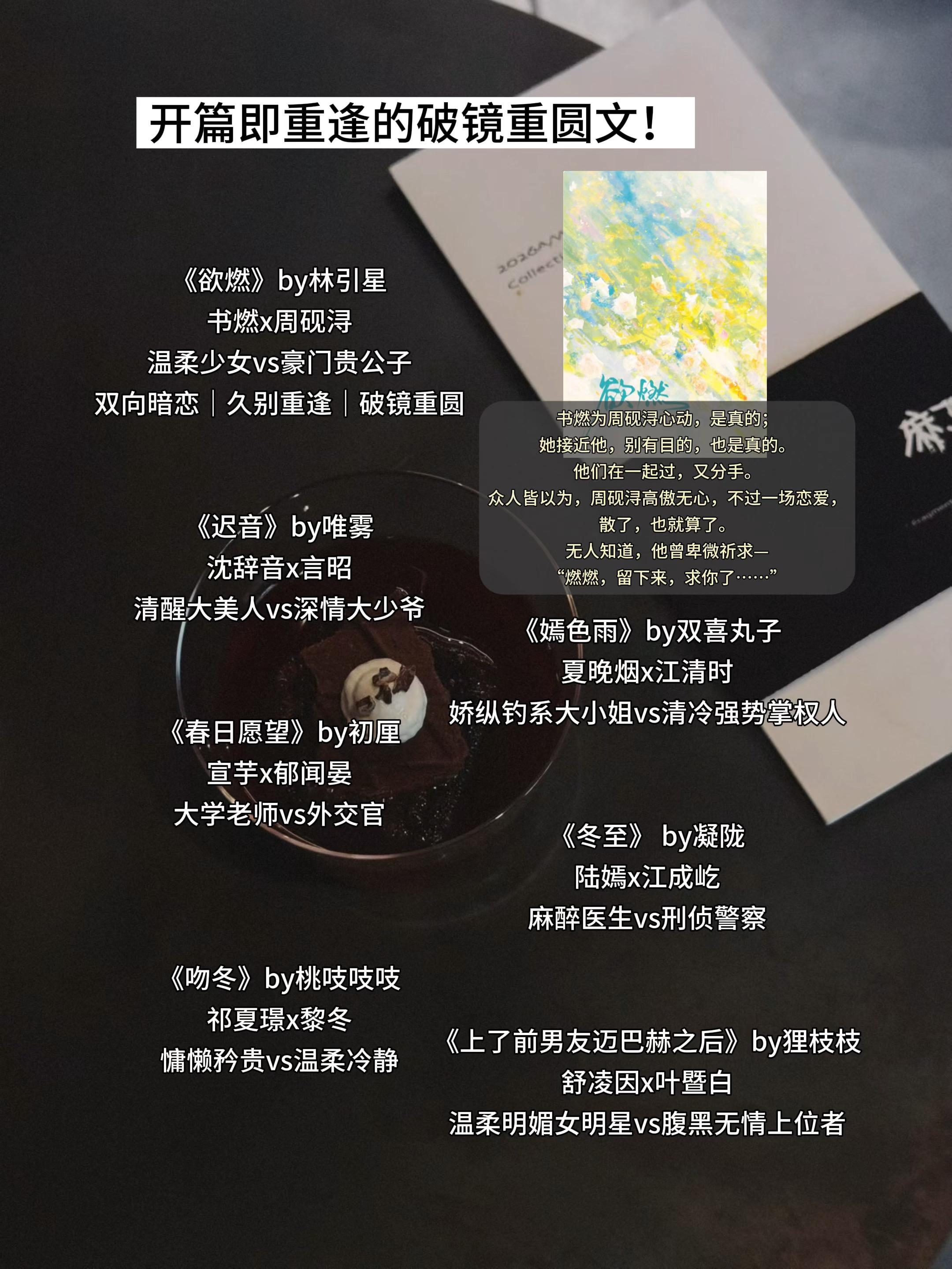 真的太爱这种开篇即重逢的破镜重圆文！全程就是成年人之间的拉扯！高傲男主...
