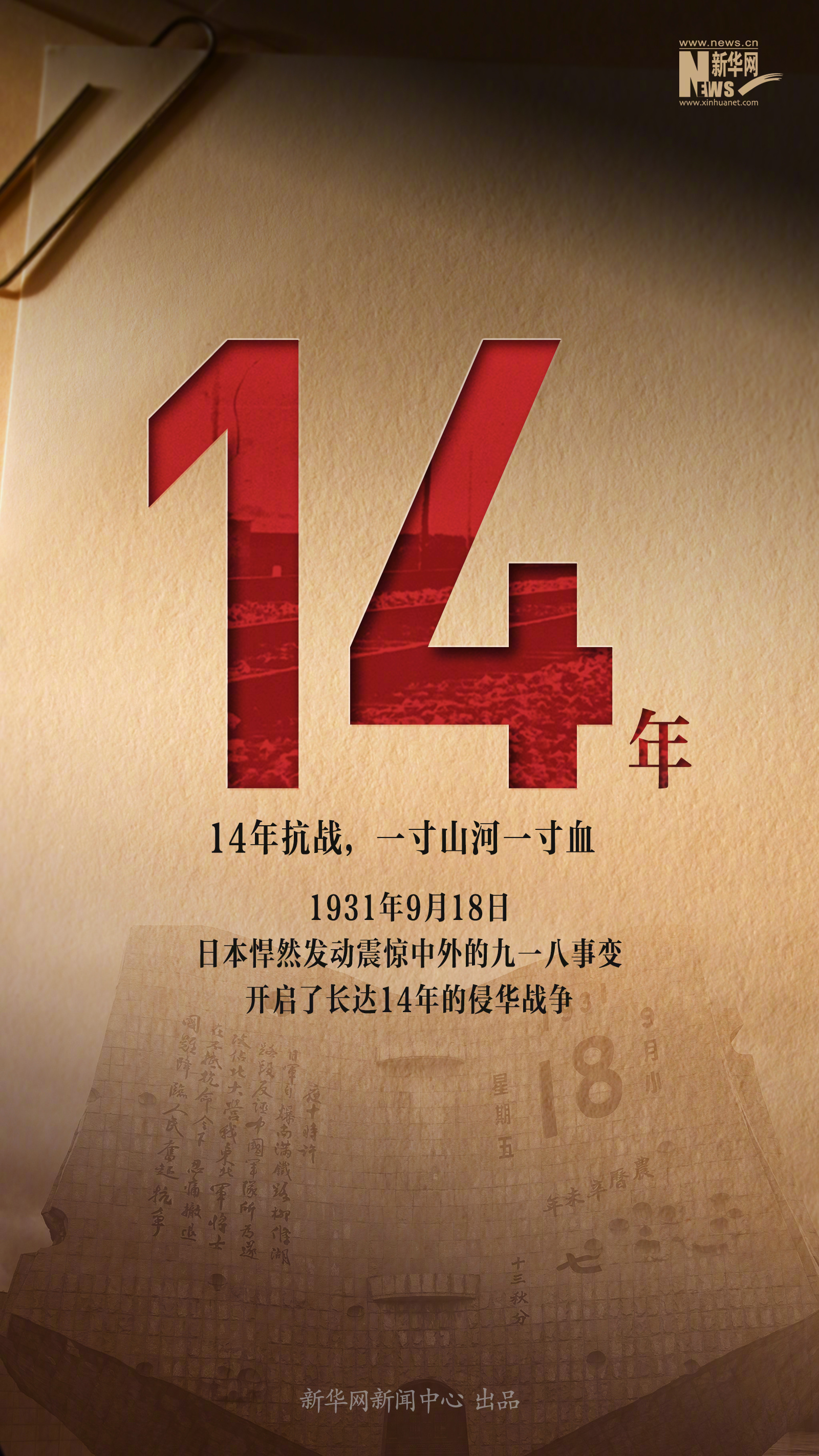 #14年抗战不能忘不敢忘不该忘#【#这些数字我们不能忘记#】1931年9月18日