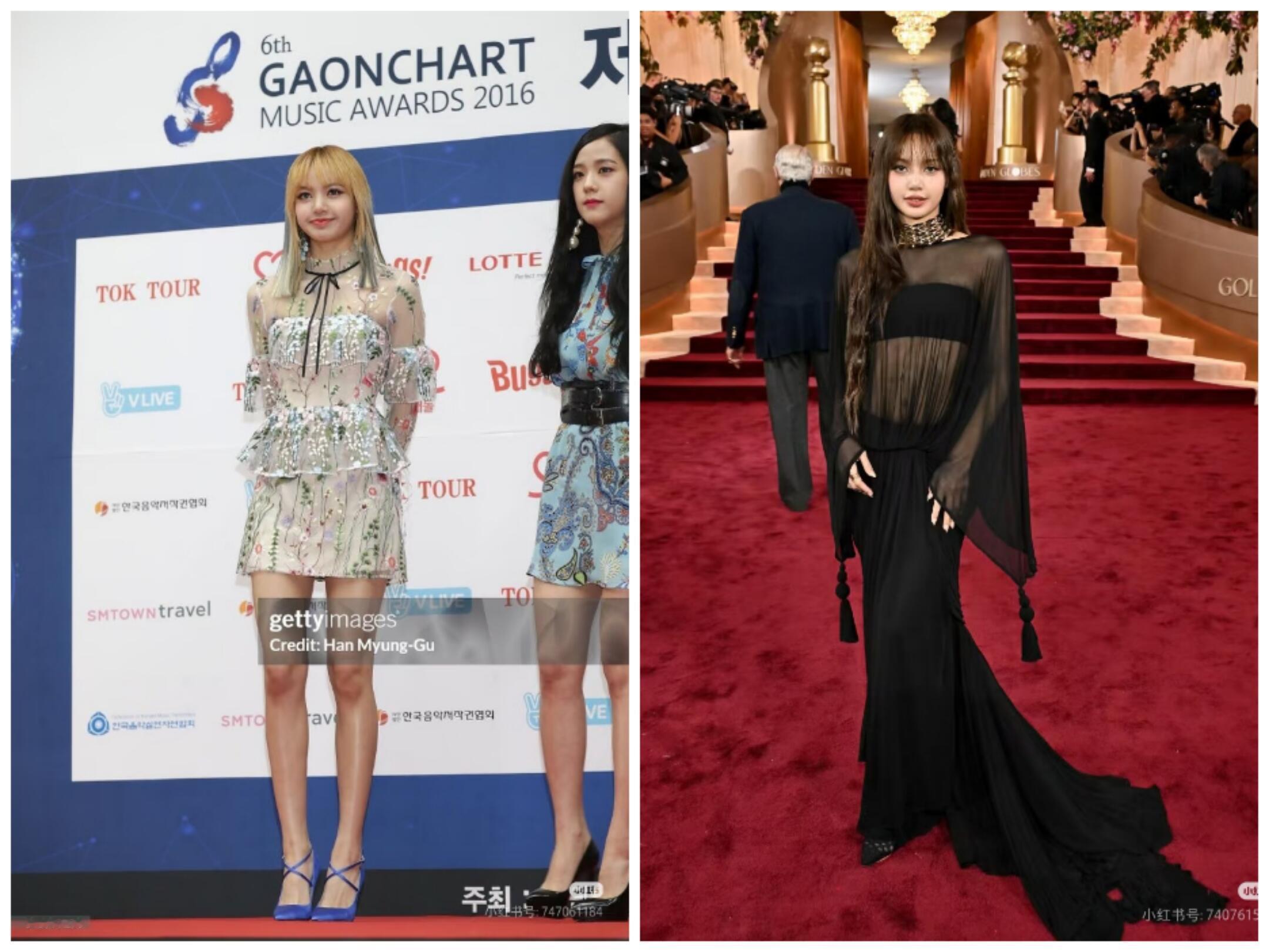 2017vs2026 Lisa进步最大的应该是审美2017初出茅庐 迎合韩式审美