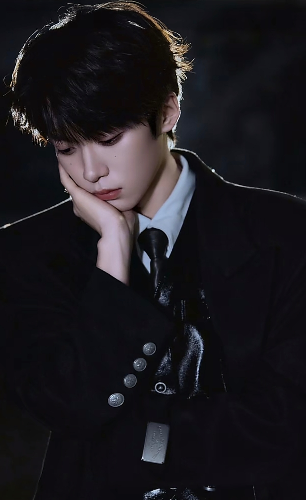 郑朋你咋不在微博发这张 梓渝初雪照