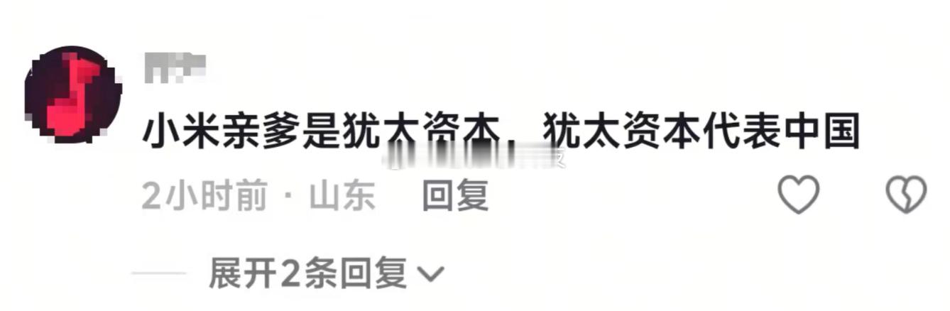 可能在某些人眼里，犹太人是无所不能的，犹太人控制着整个世界，小米是犹太资本在控制