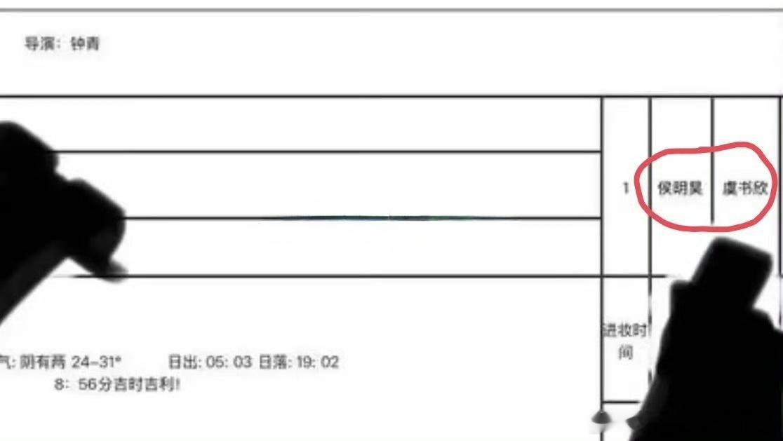 《念相思》通告单是按笔画吗？侯明昊在前，虞书欣在后，你怎么看？虞书欣侯明昊念相思