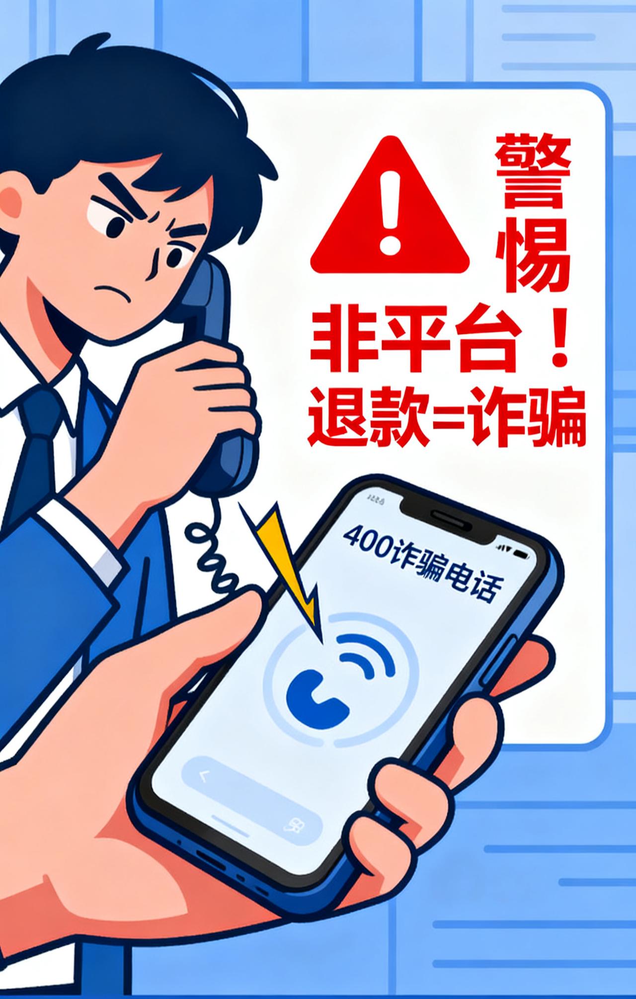 今天早上一大早就接到一个自称某品会客服的电话，没想到是诈骗电话。

突然接到一个
