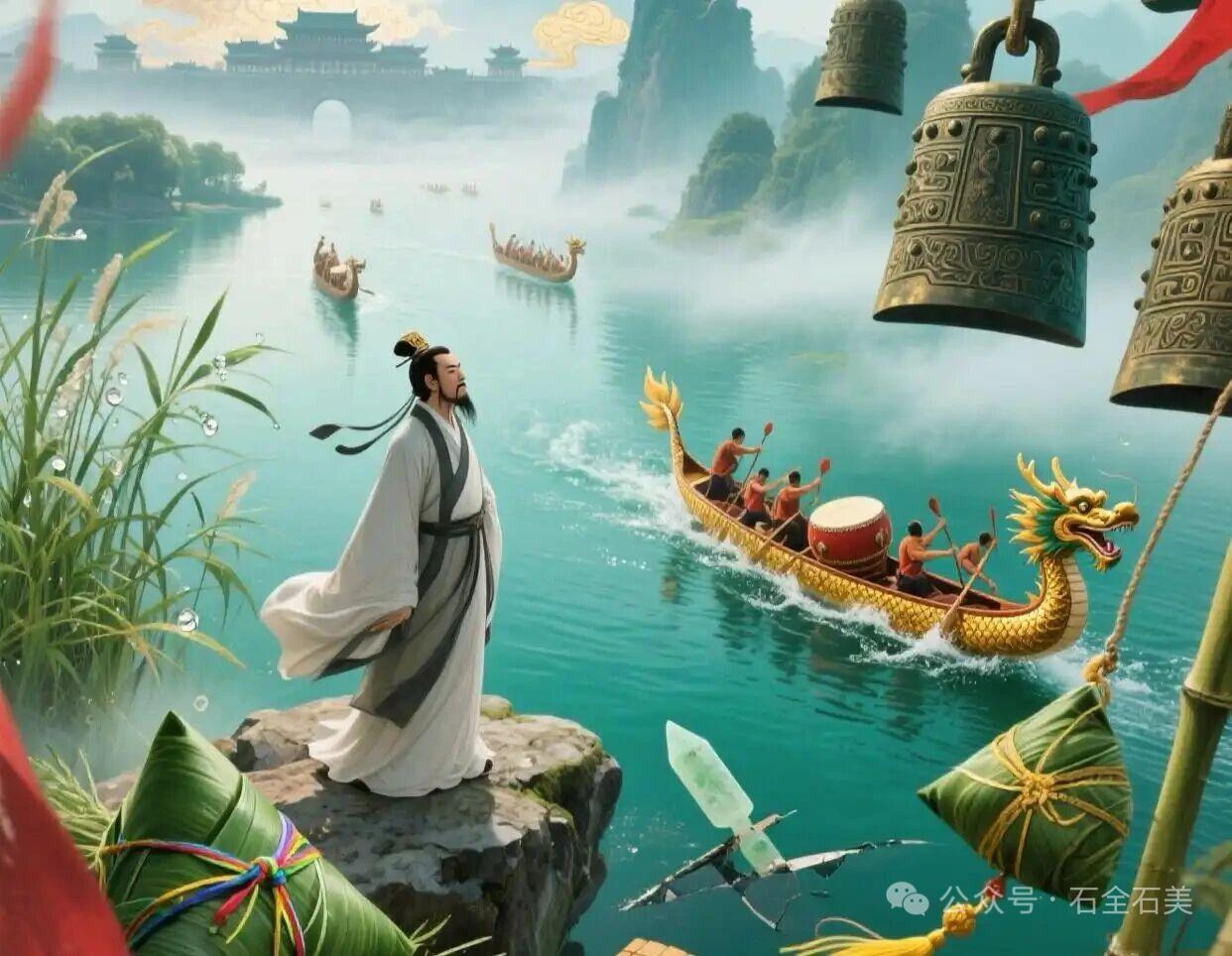 浣溪沙 · 端午吟怀

端午尤怀屈子羞。
爱民忧国志难酬。
空留天问世间讴。

