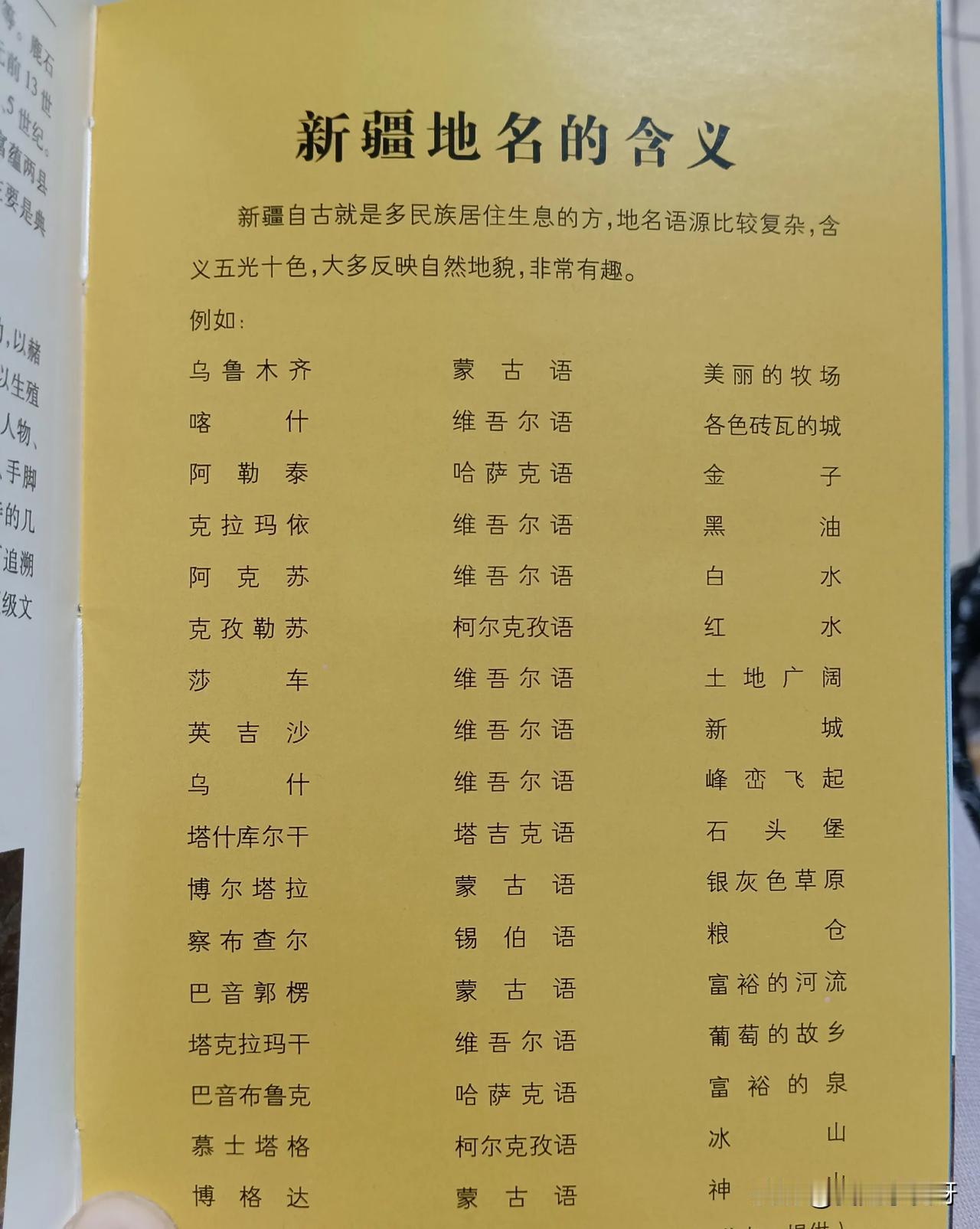 新疆地名原来都这么富有含义的[赞]