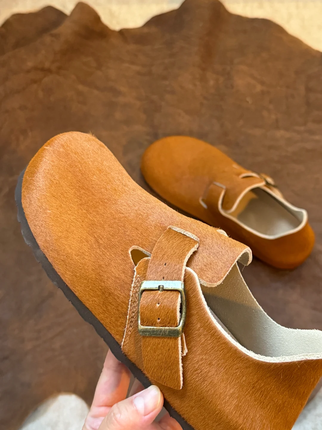 小众喜好｜Vintage马毛勃肯鞋👣