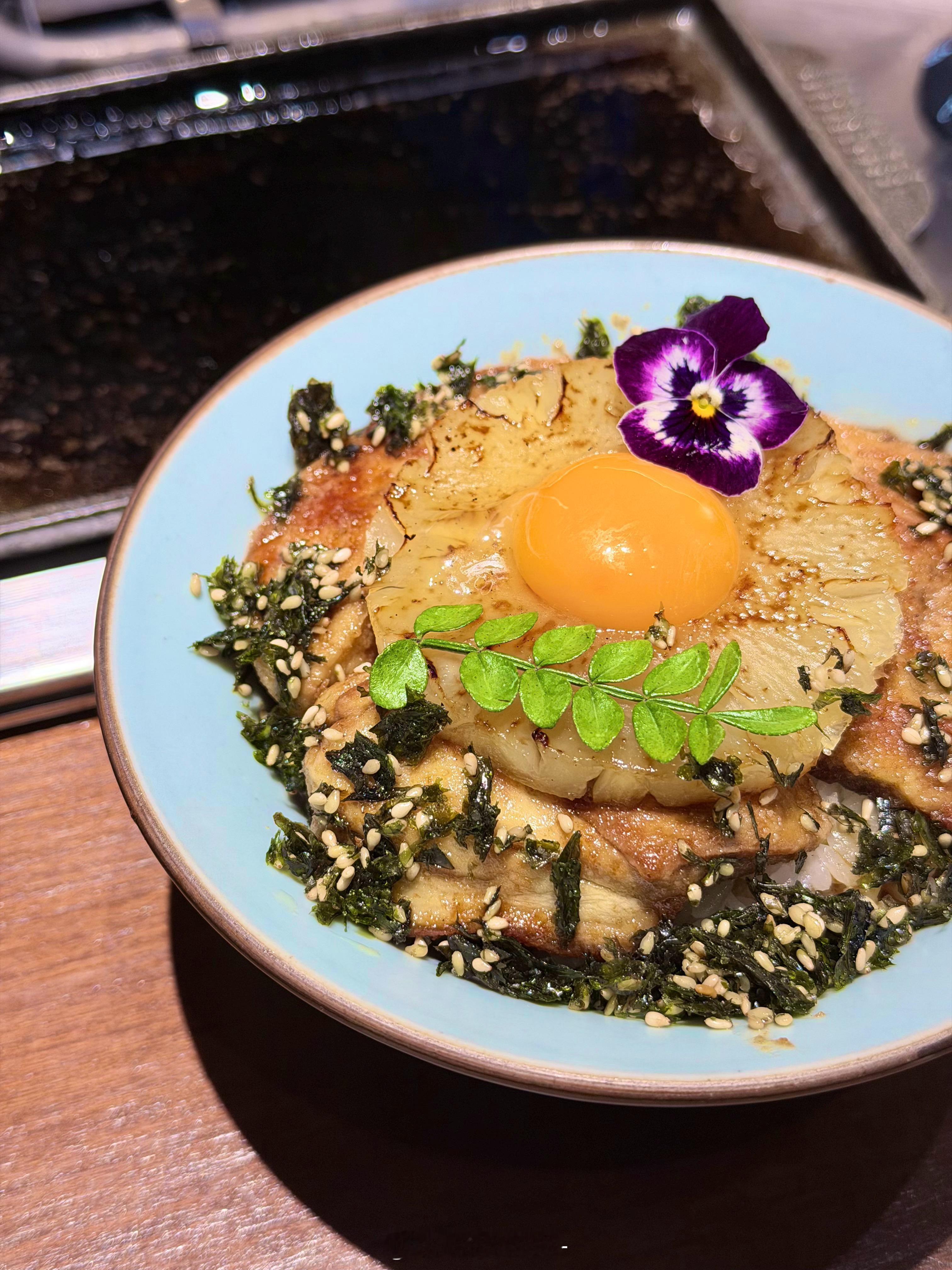 菠萝鹅肝饭！最近很爱吃！ 