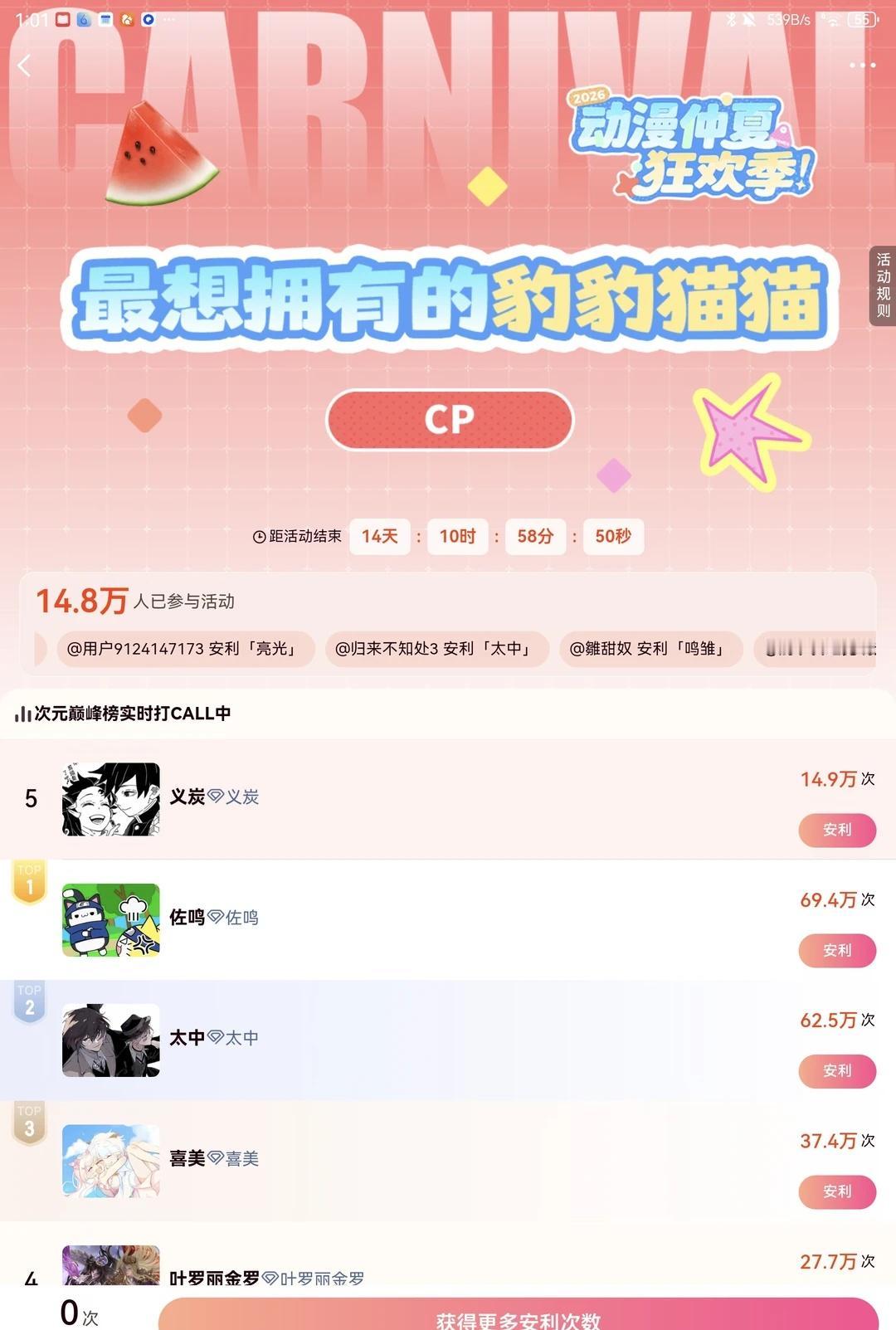 第五了，水炭妹们太伟大了
