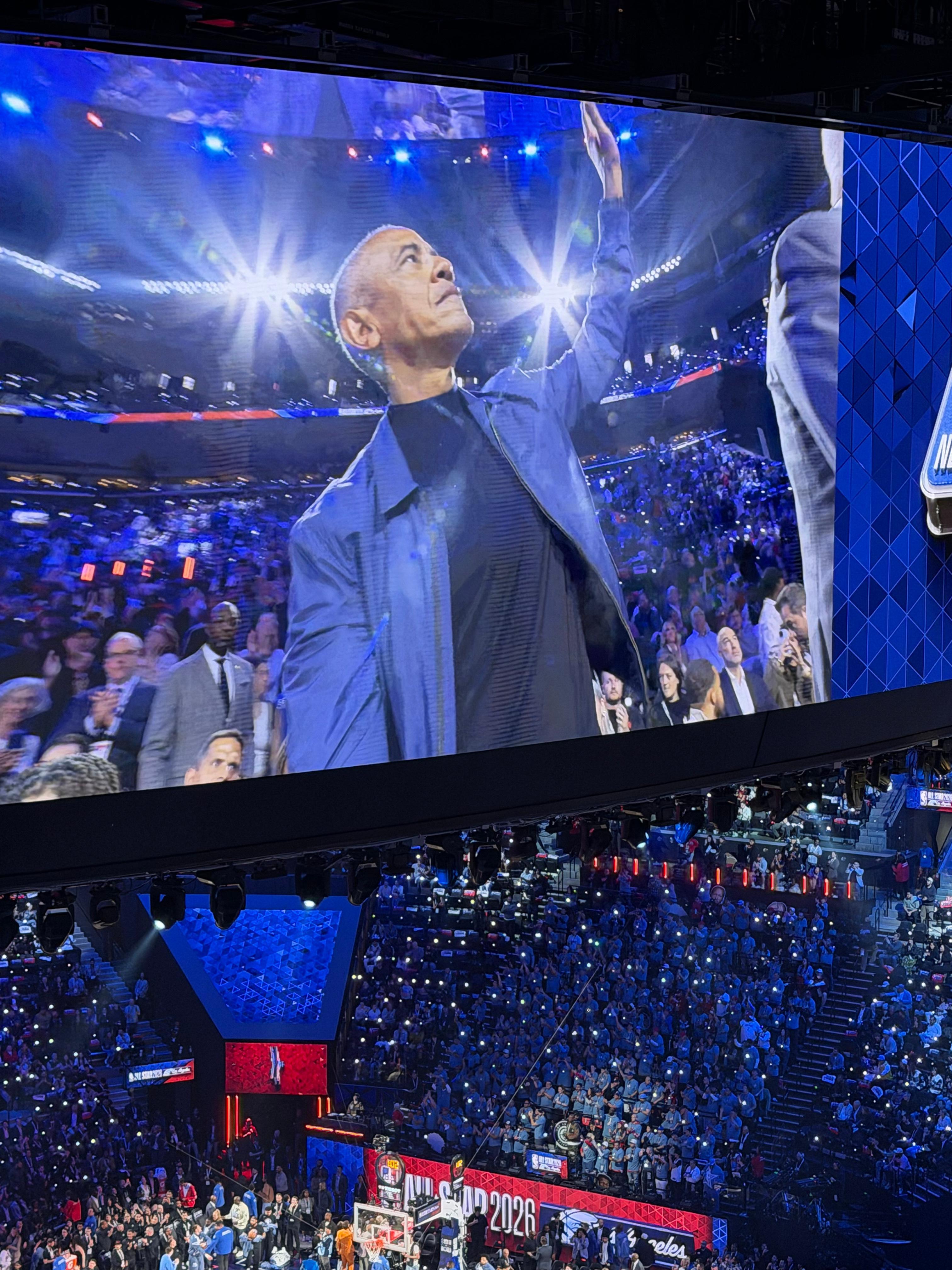 现场给足欢呼 2026NBA全明星 美国·Intuit Dome