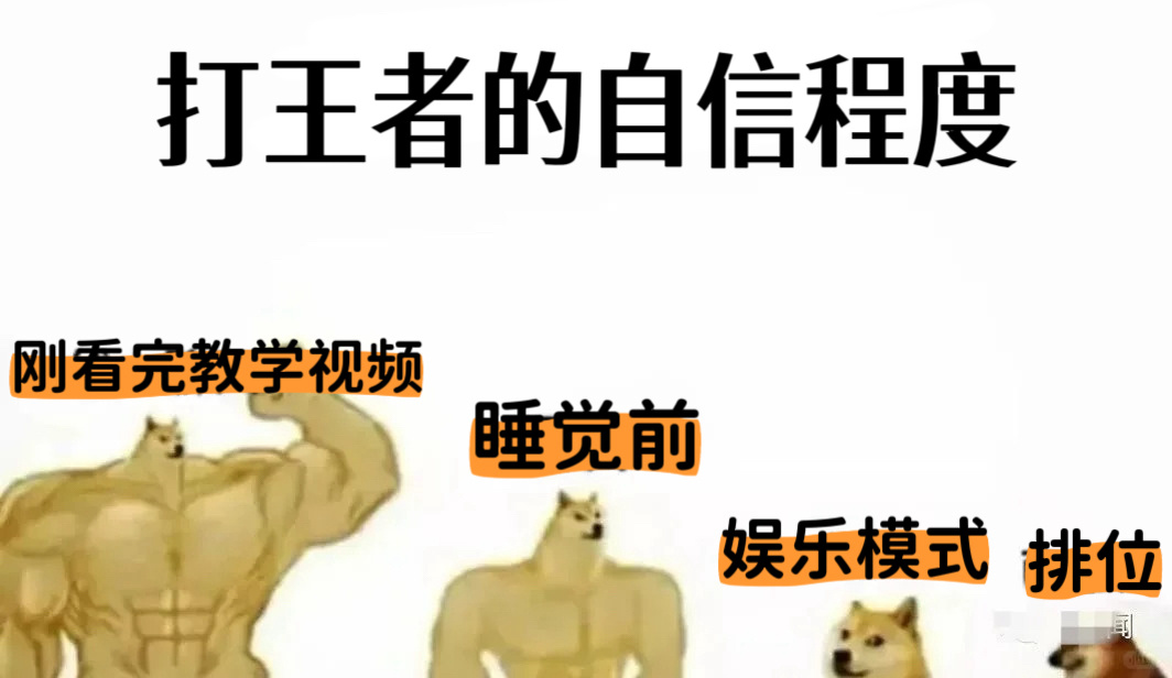 oi 刚看完一个视频，感觉自己又双叒行了！王者荣耀 ​​​