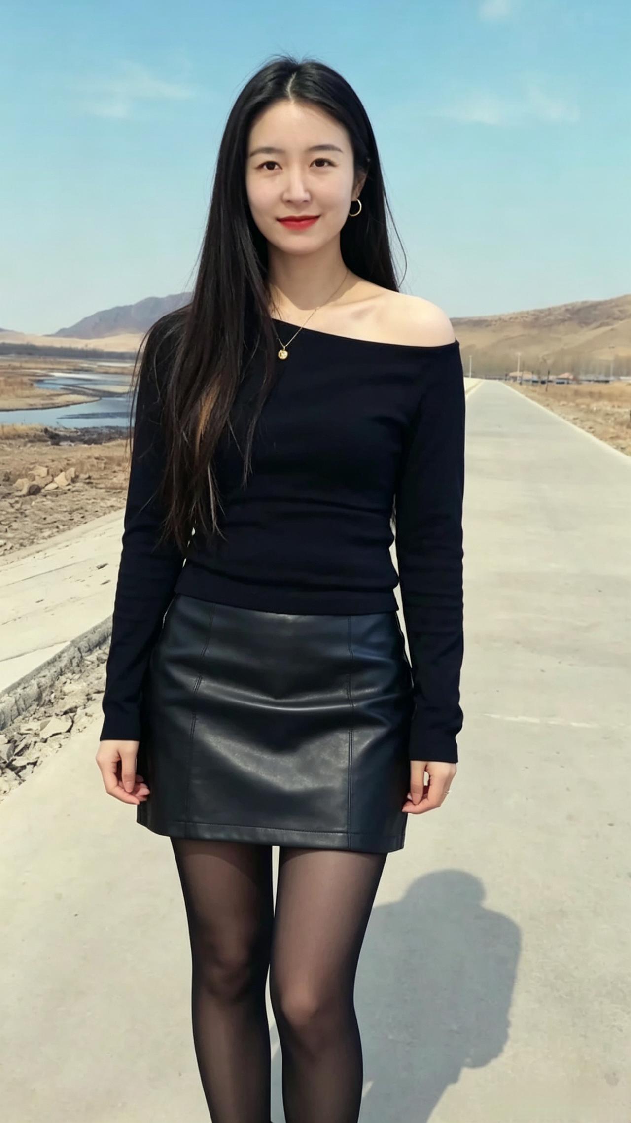 不必问从何处来，
也不必问往何处去，
你就是你，
是黑白世界里，
最生动的一抹红