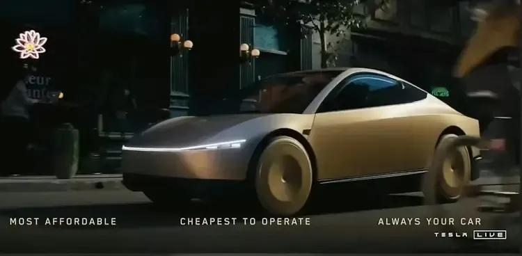 炸裂！特斯拉Robotaxi正式亮相！汽车竟然没有方向盘、也没有踏板。马斯克厉害