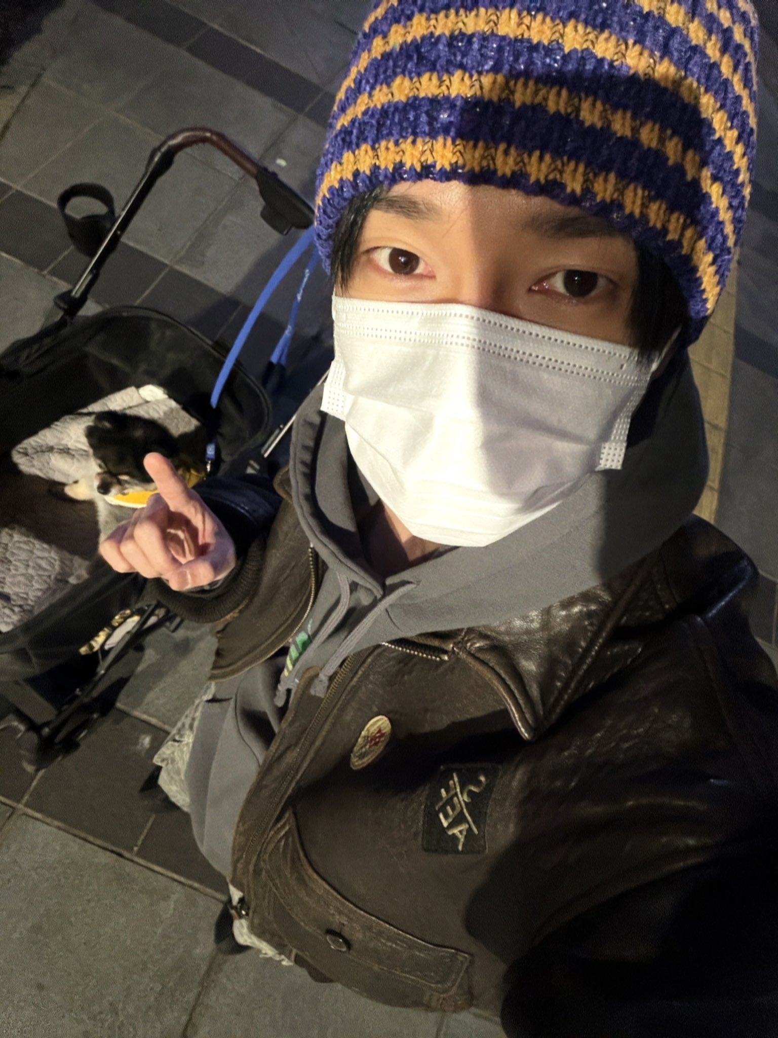 “CB百蓝_。260315金钟云 ins story+TW更新：今天也和小不点一